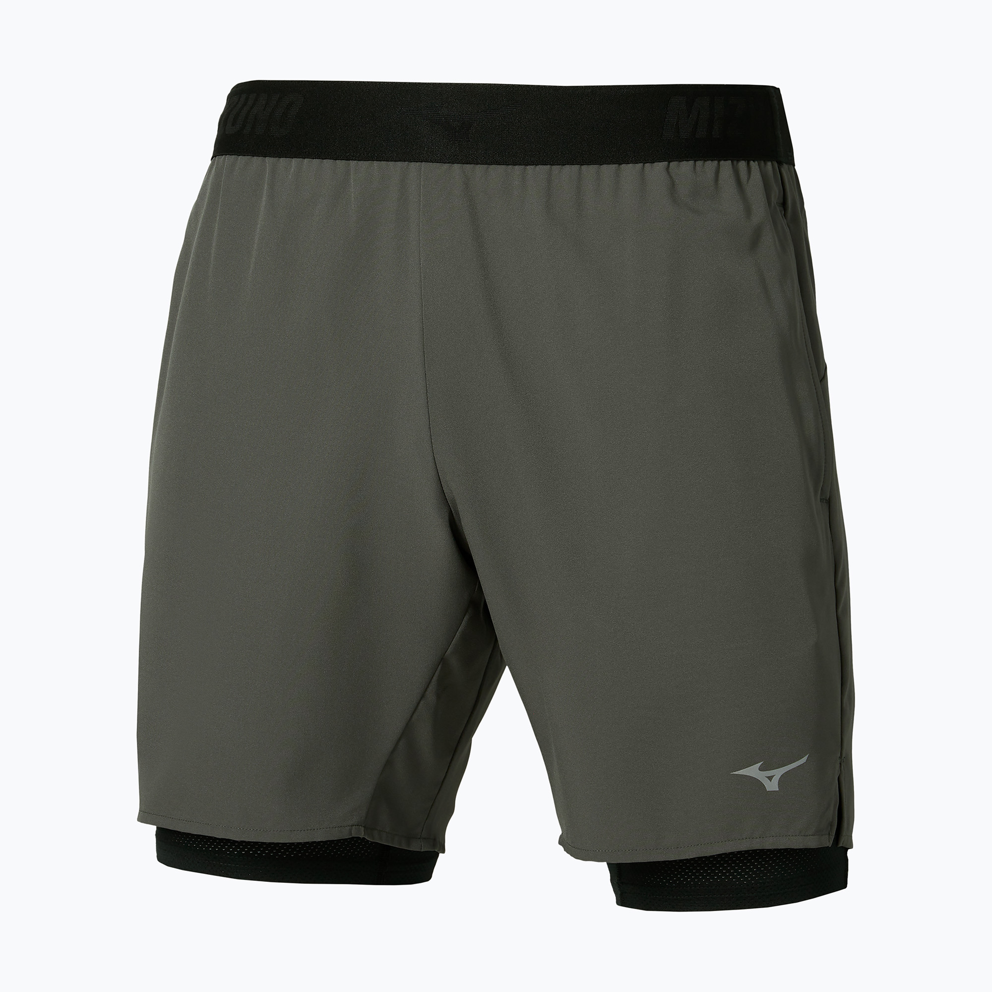 Мъжки шорти за бягане Mizuno Core 7.5 Inches 2In1 forest night