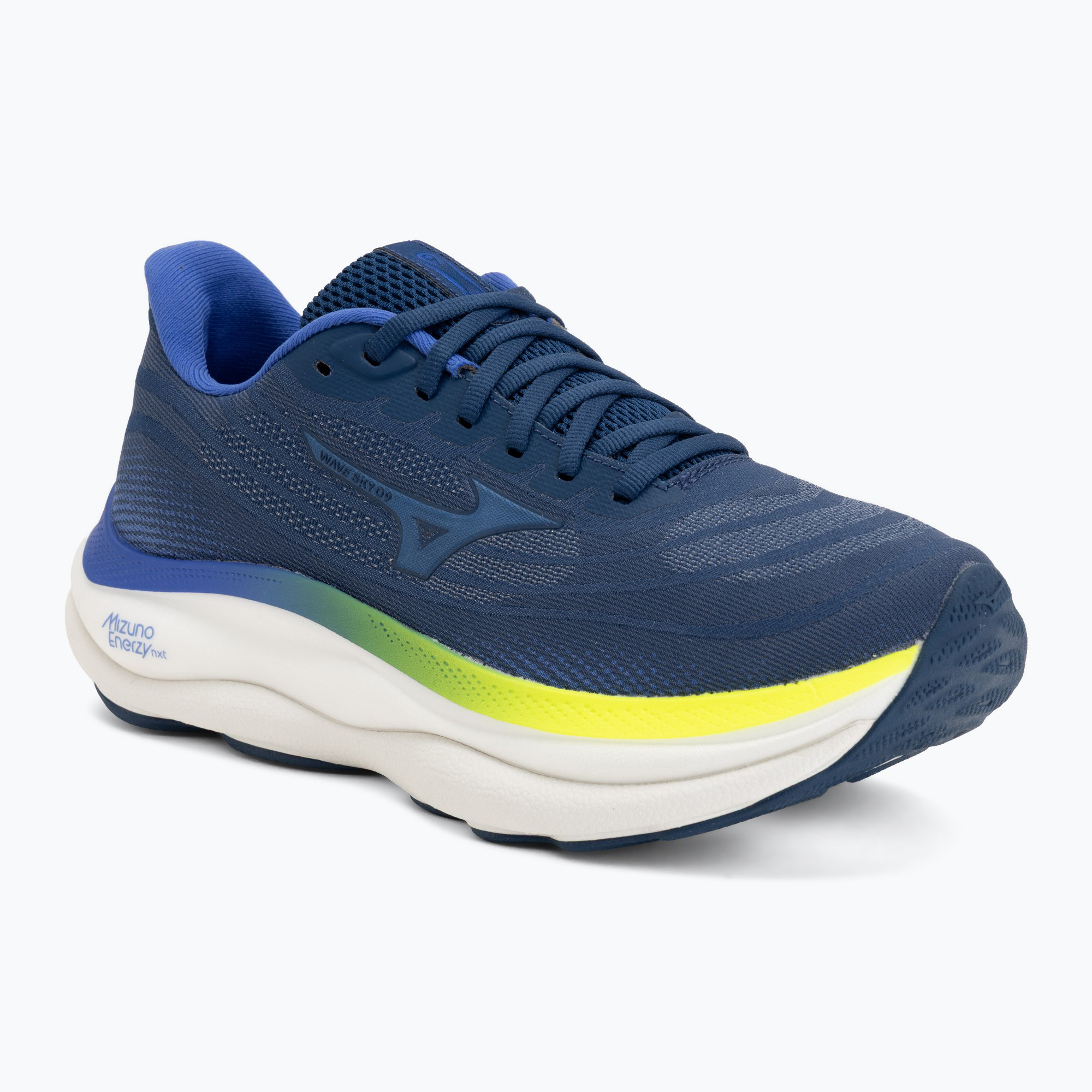 Мъжки обувки за бягане  Mizuno Wave Sky 9 estate blue/sirius/lightning yellow