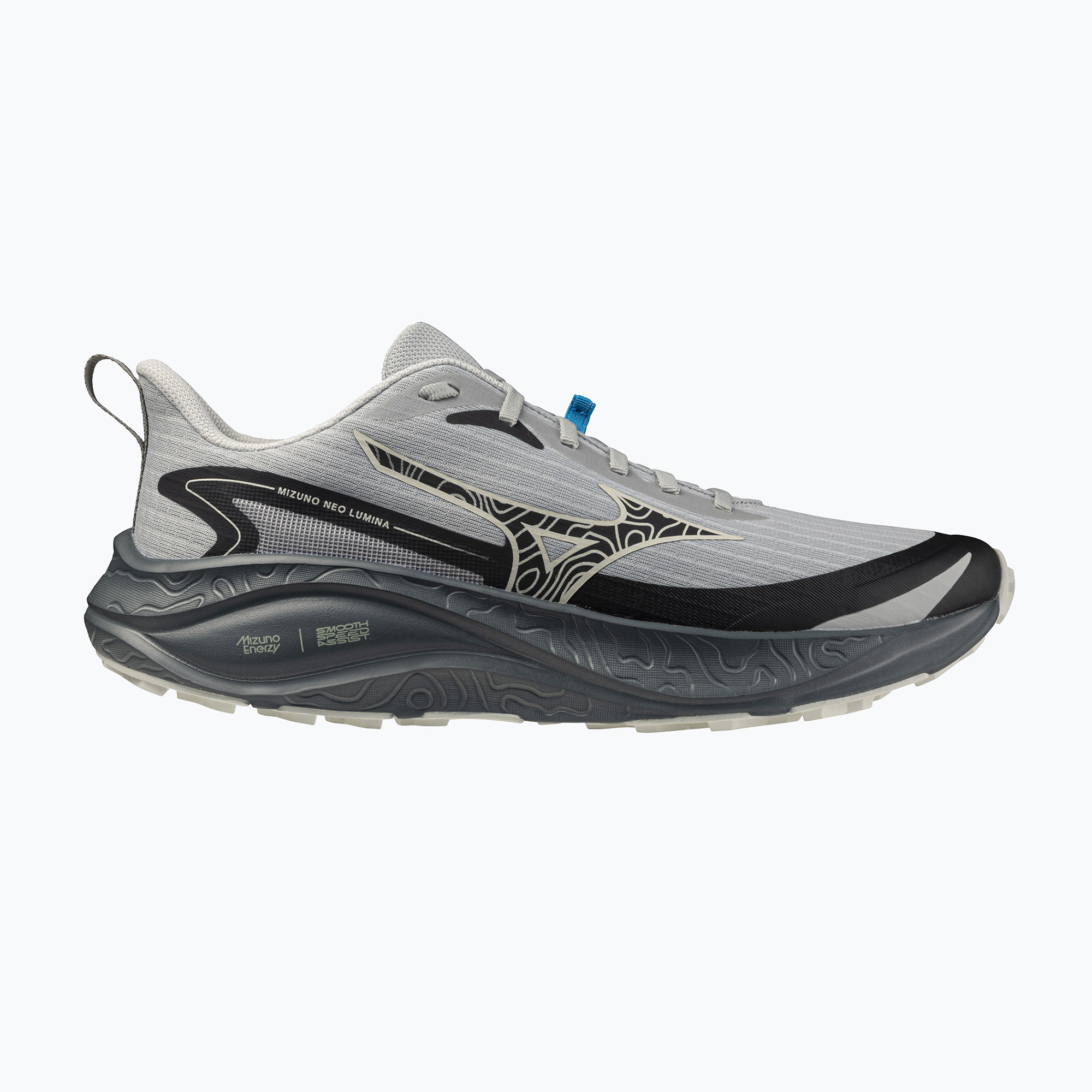 Încălțăminte de alergare pentru bărbați Mizuno Neo Lumina mirage gray/vulcan/blue jewel