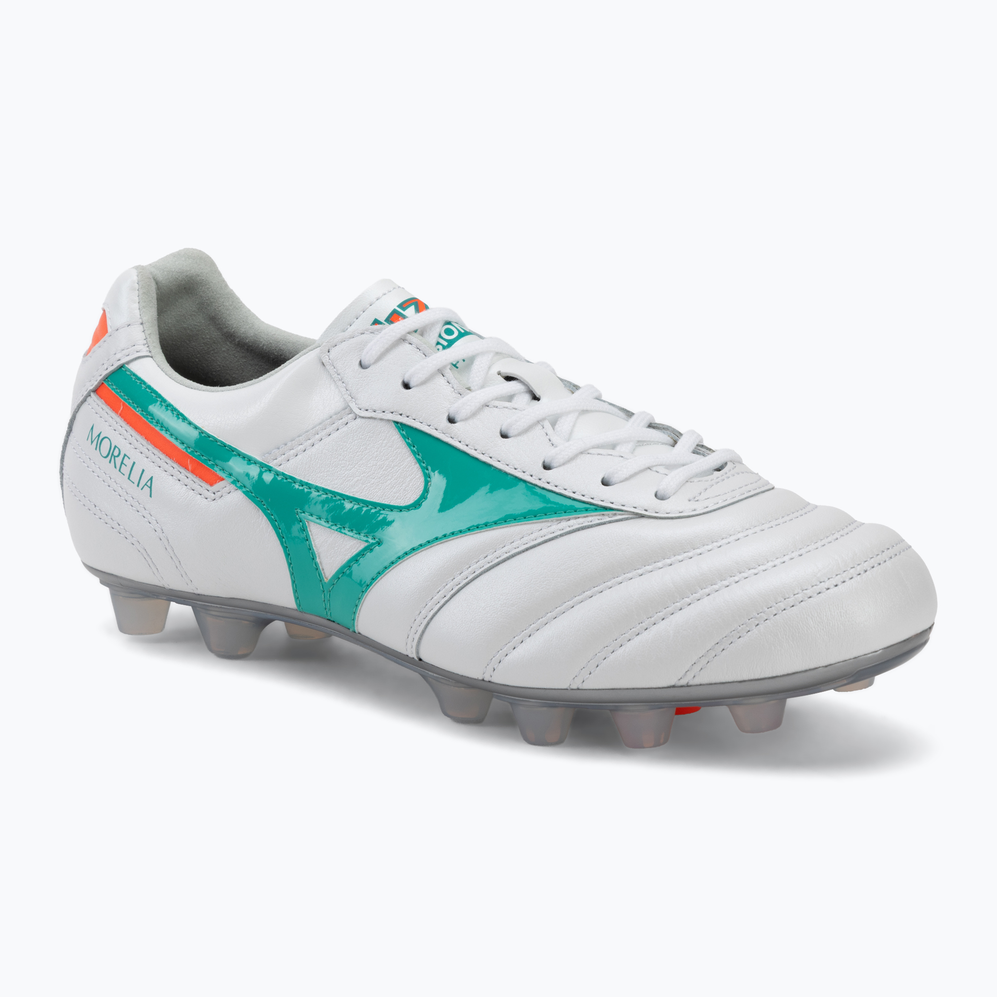 Kopačky  Mizuno Morelia II Japan FG white/arcadia/lava orange