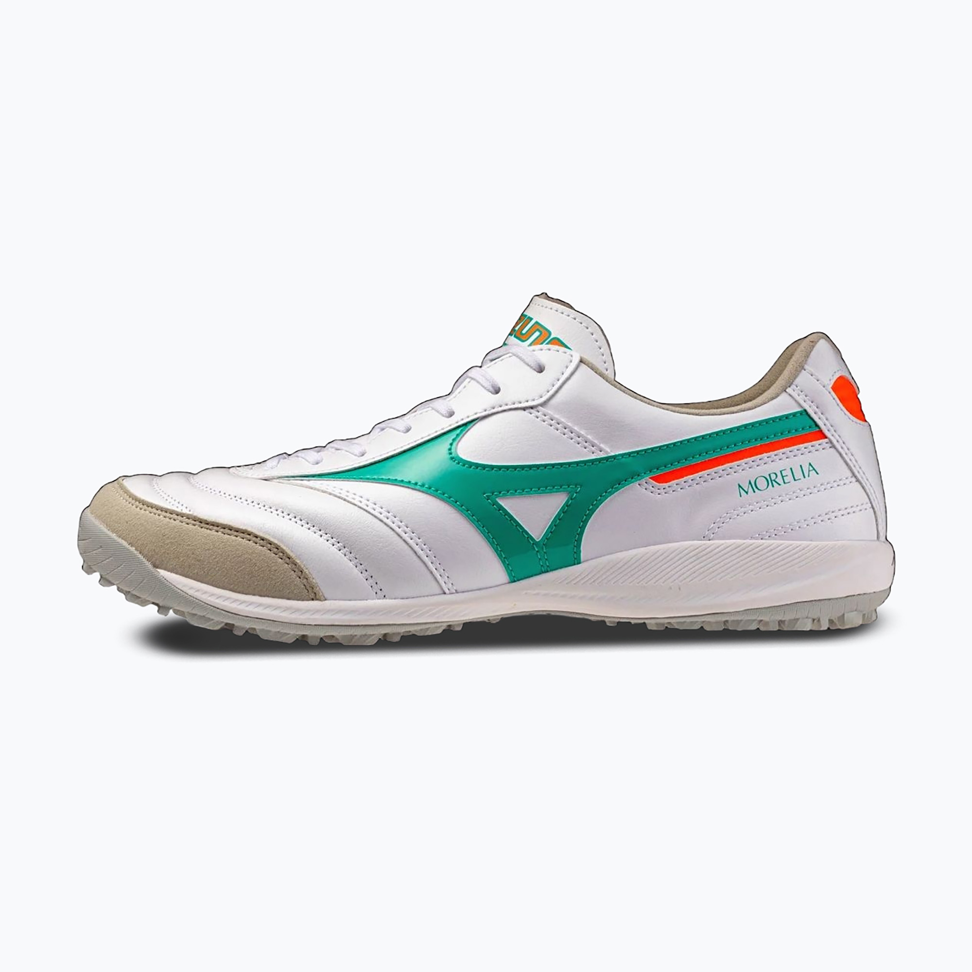 Kopačky  Mizuno Morelia Sala Elite TF white/arcadia/lava orange