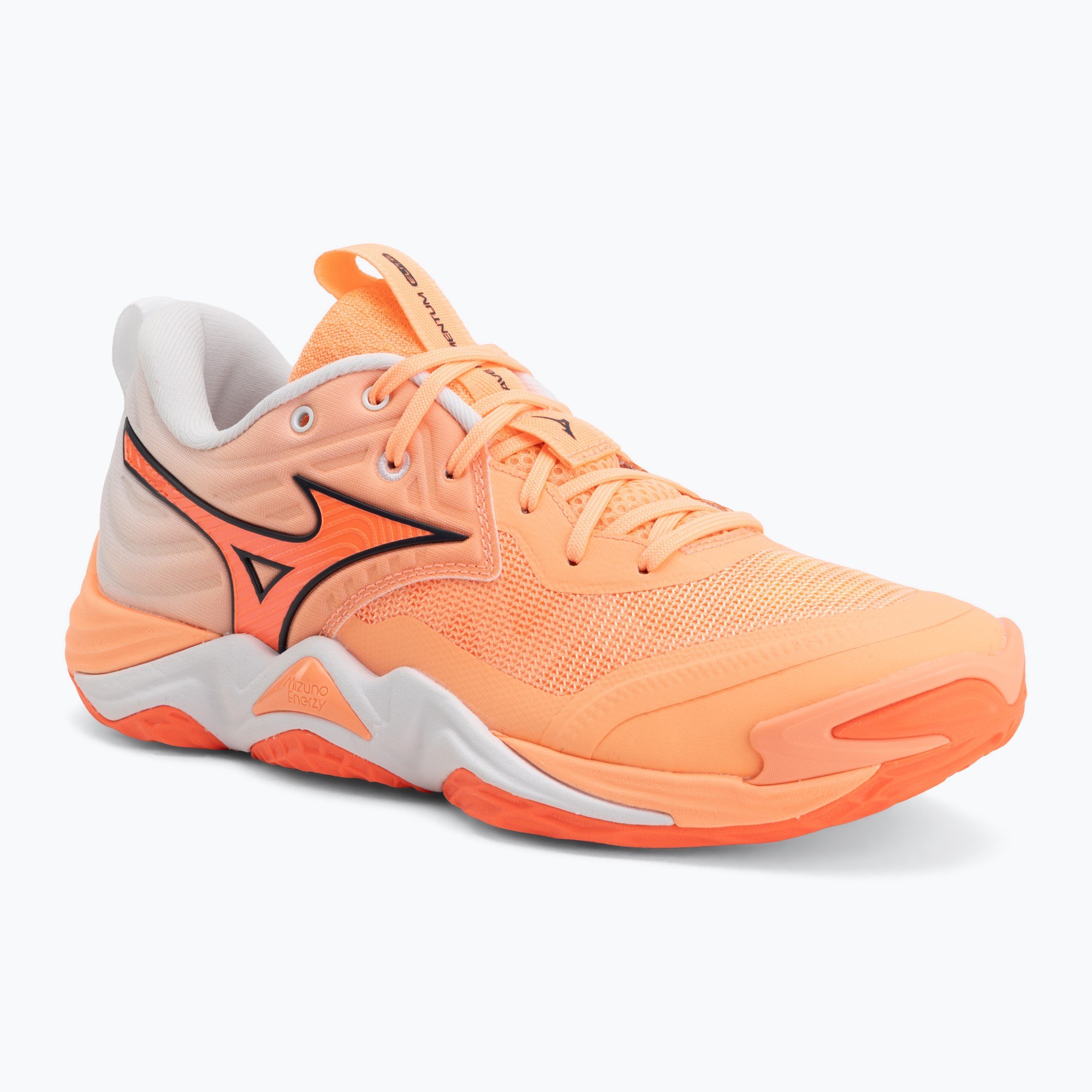 Volejbalové boty Mizuno Wave Momentum Elite flamingo coral/lava orange/white