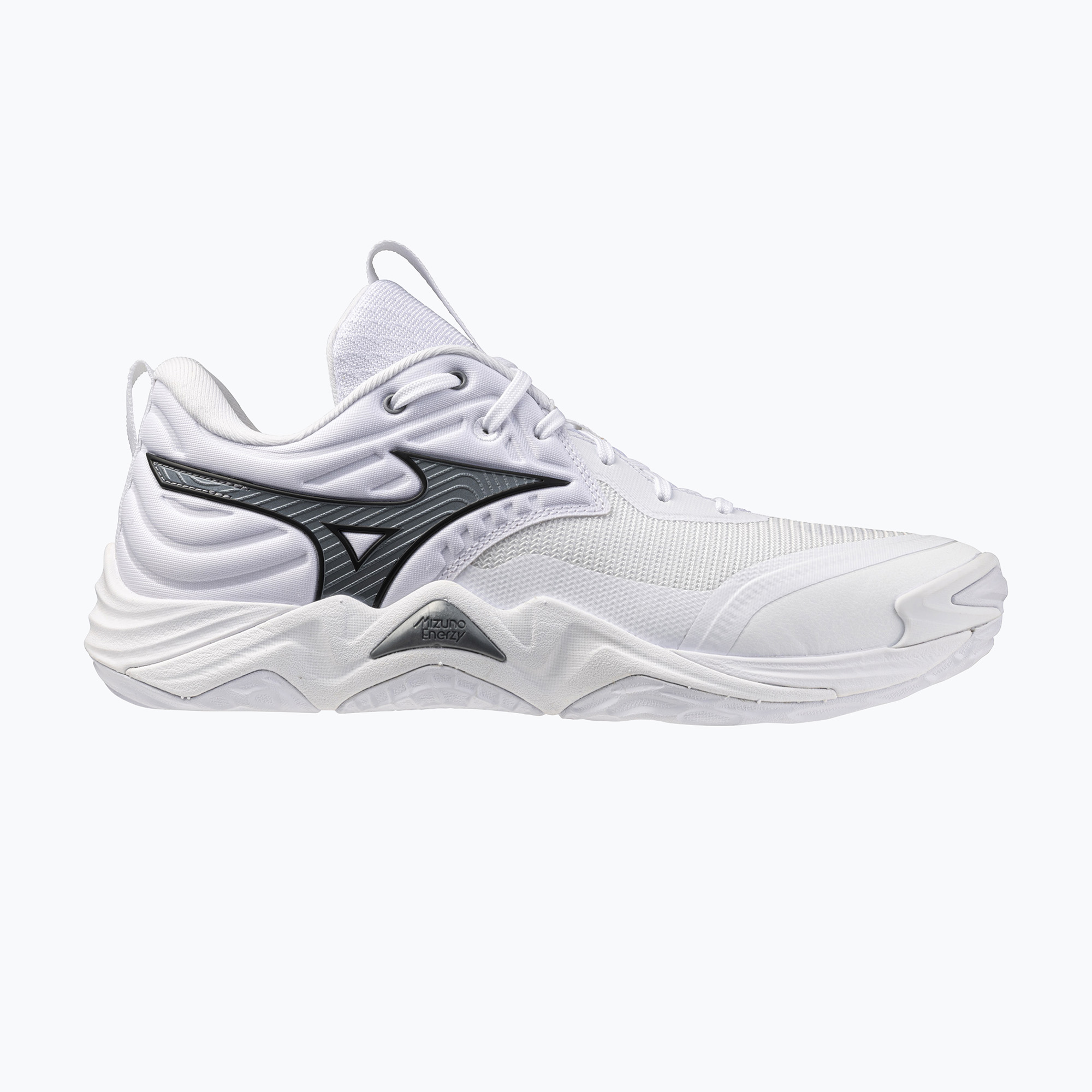 Обувки за волейбол Mizuno Wave Momentum Elite white/metallic gray/black