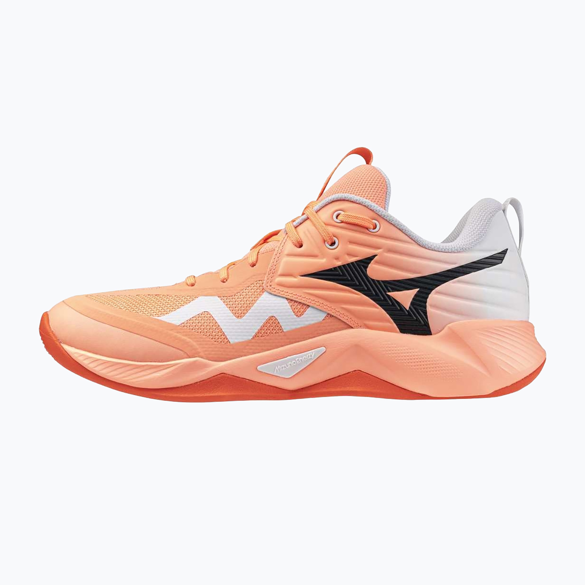 Încălțăminte de volei Mizuno Wave Momentum Pro flamingo coral/carbon/white