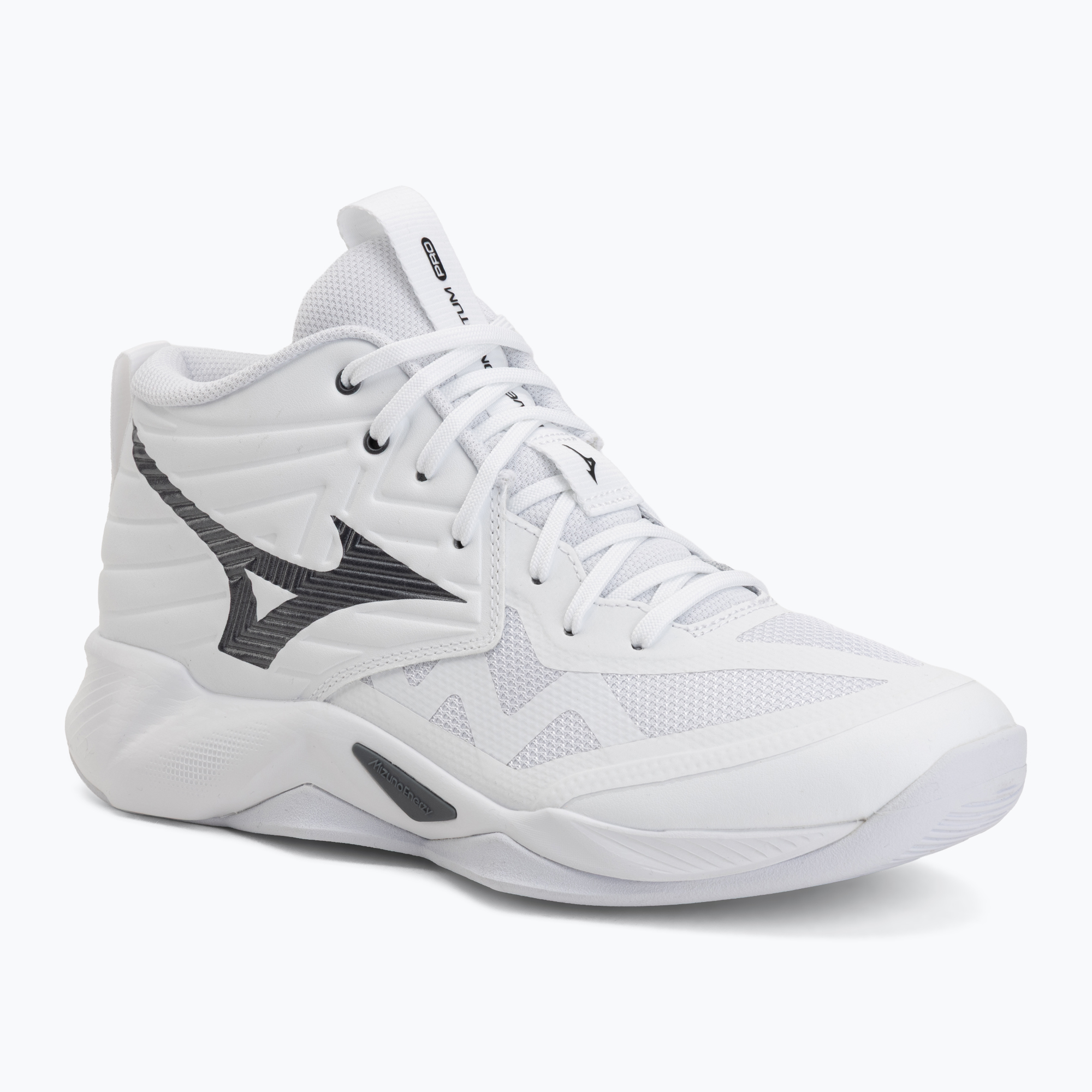Обувки за волейбол Mizuno Wave Momentum Pro Mid white/metallic gray/black