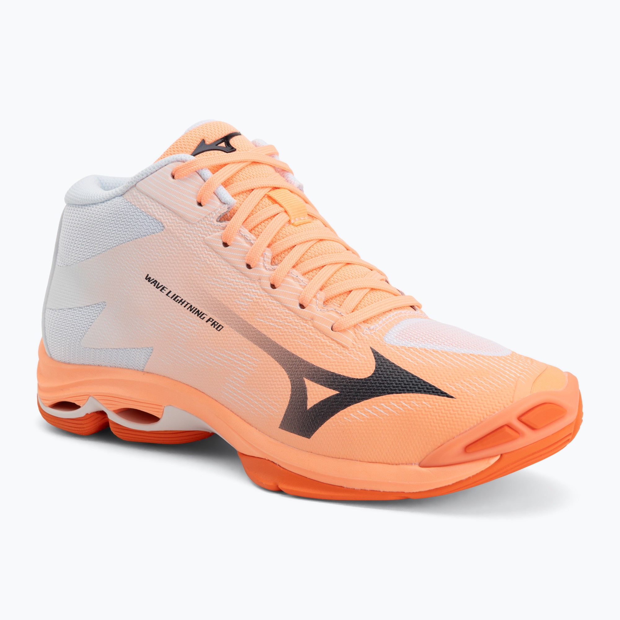 Volejbalové boty Mizuno Wave Lightning Pro Mid flamingo coral/carbon/white