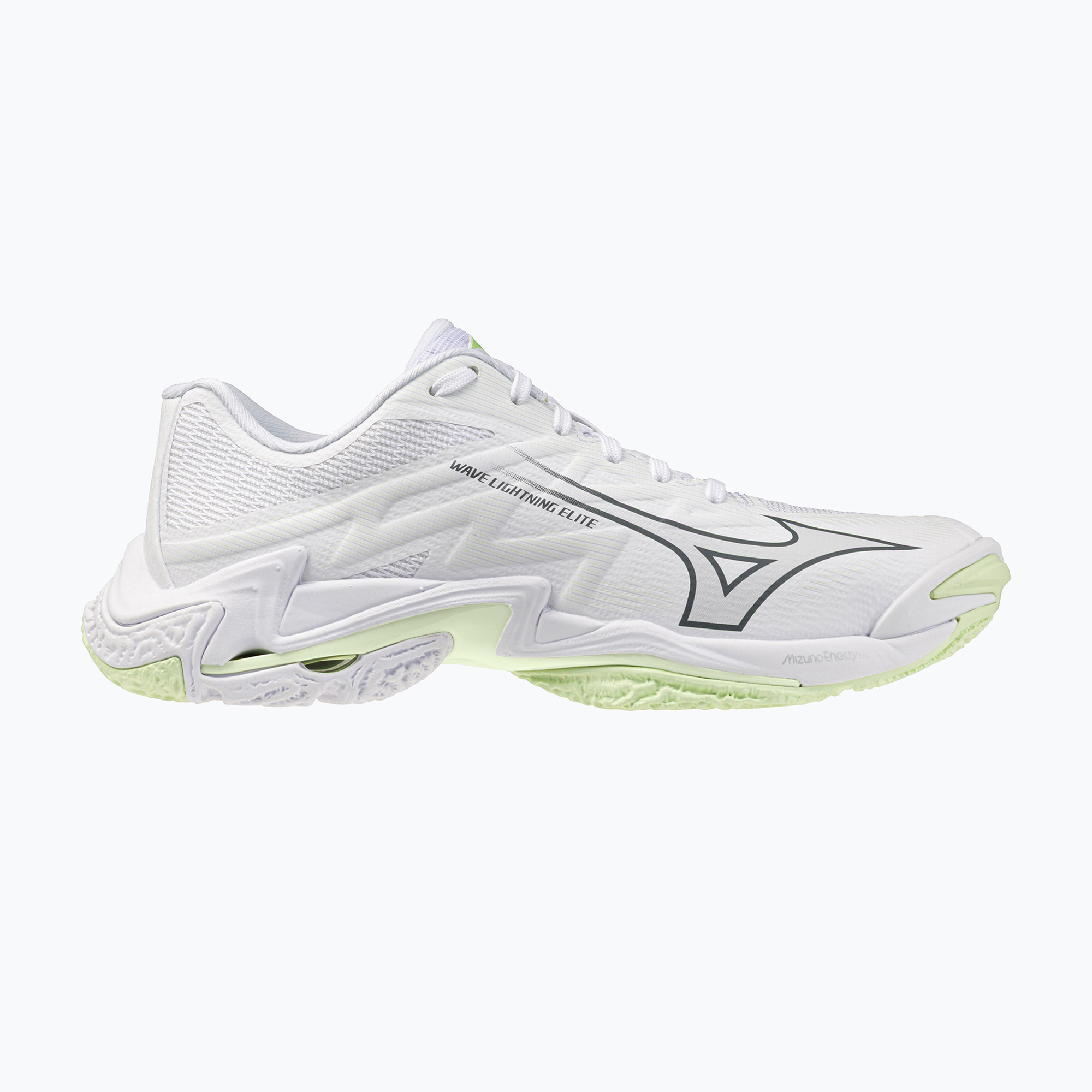Buty do siatkówki damskie Mizuno Wave Lightning Elite white/balsam green/ambrosia 