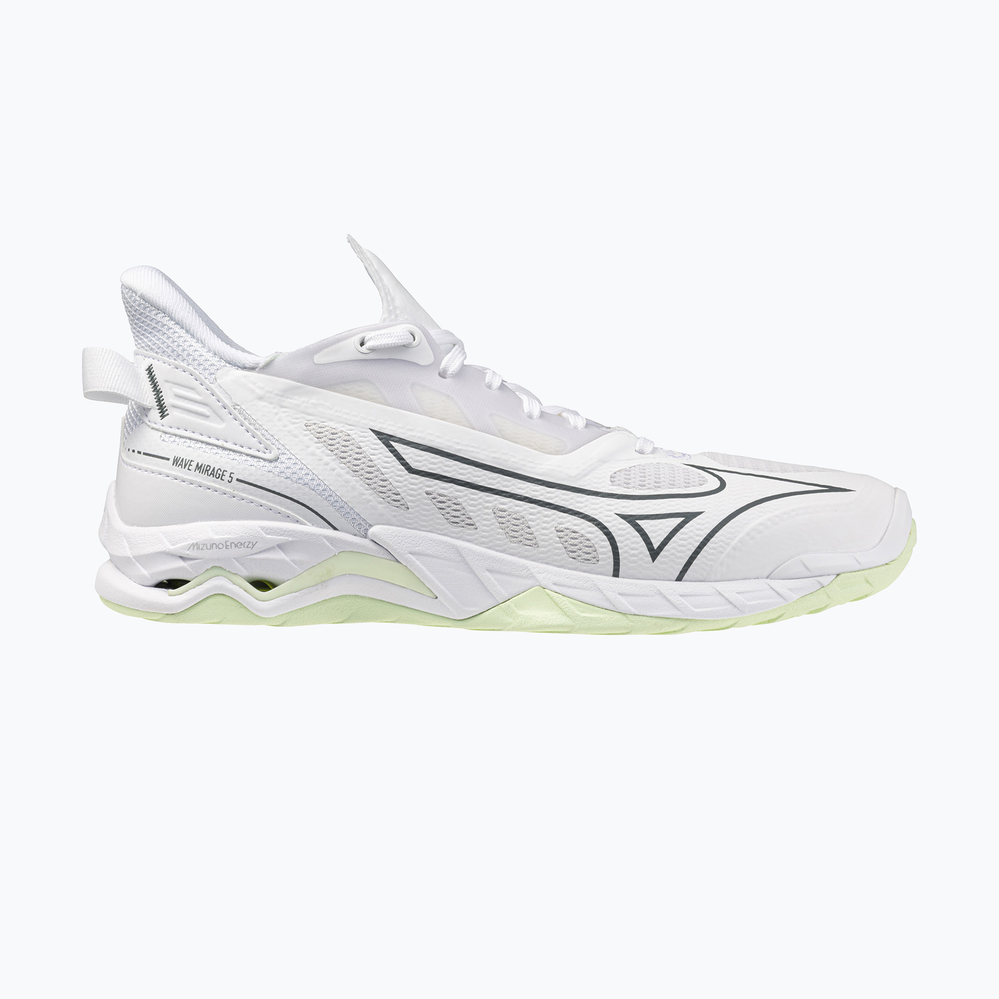 Дамски обувки за хандбал Mizuno Wave Mirage 5 white/balsam green