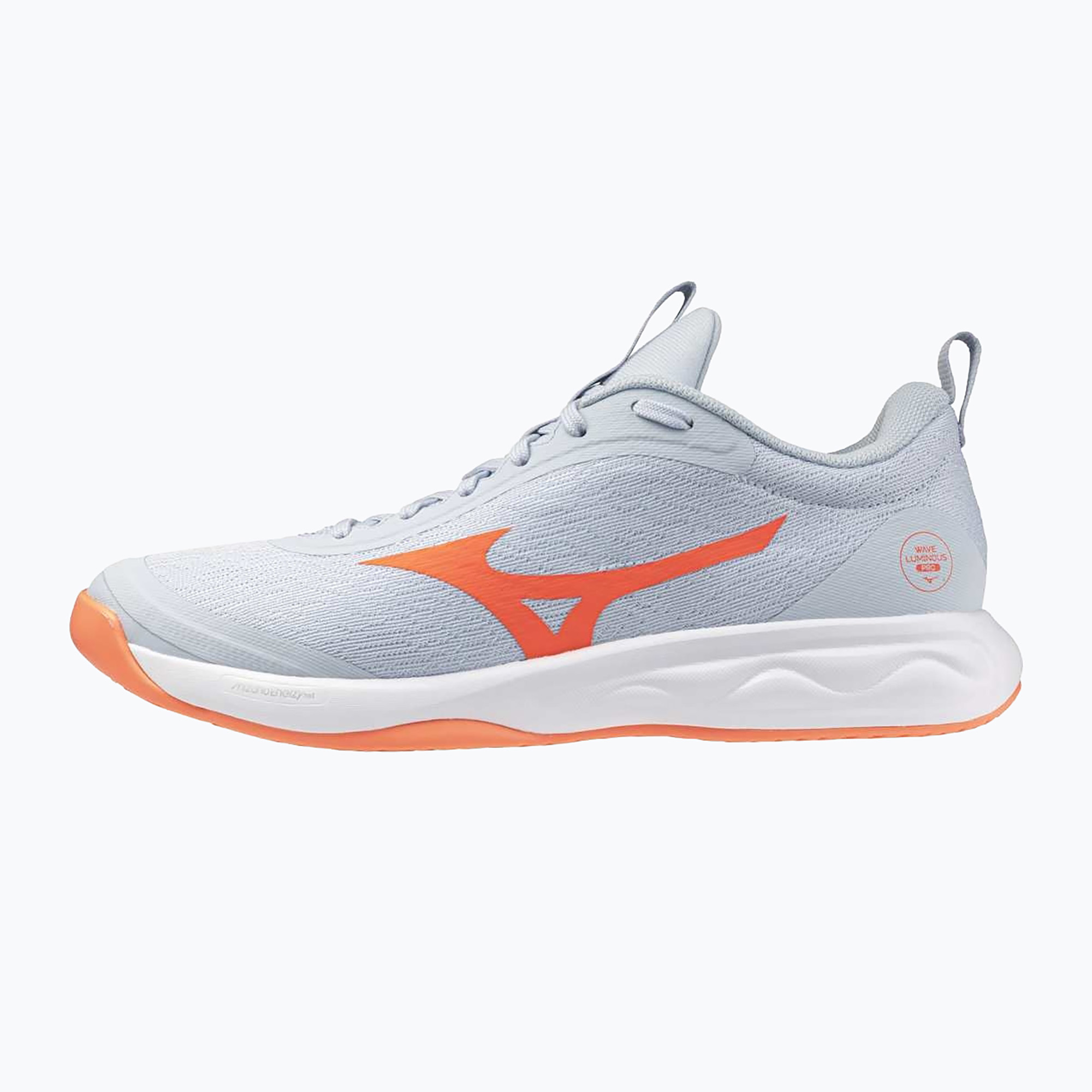 Dámské volejbalové boty Mizuno Wave Luminous Pro blue finch/lava orange/flamingo coral