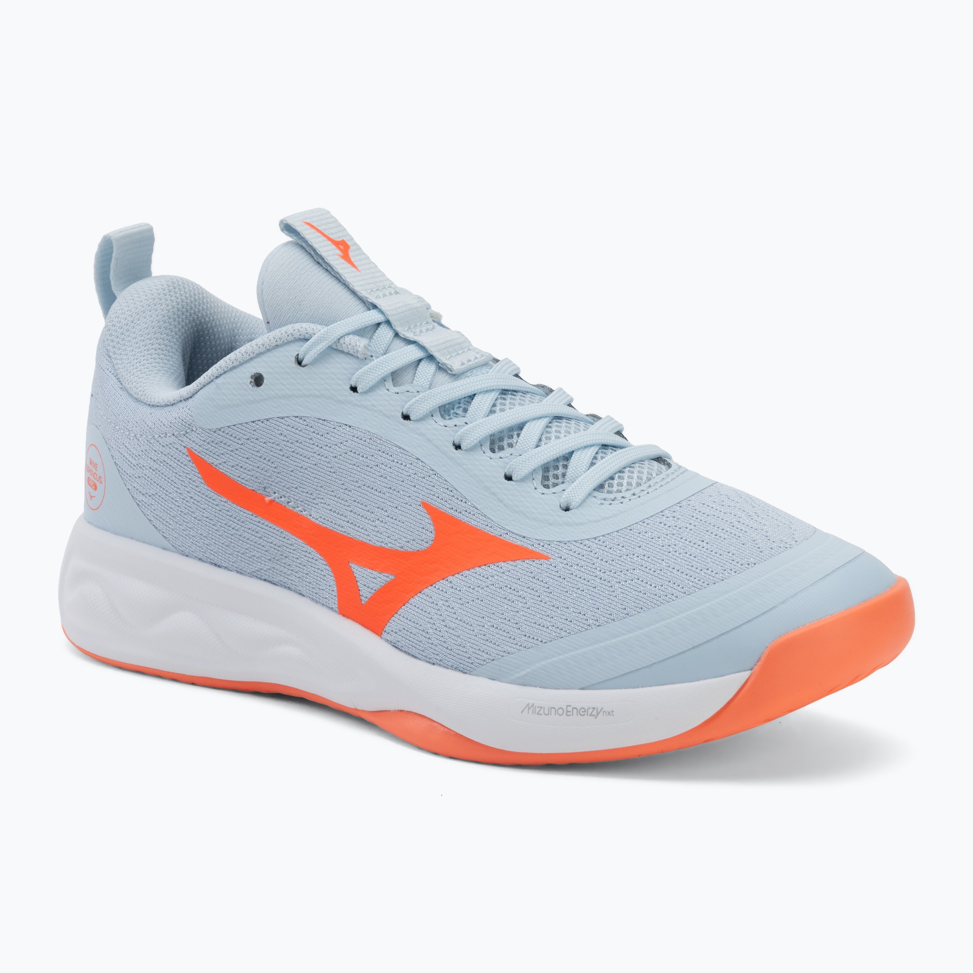 Дамски обувки за волейбол Mizuno Wave Luminous Pro blue finch/lava orange/flamingo coral