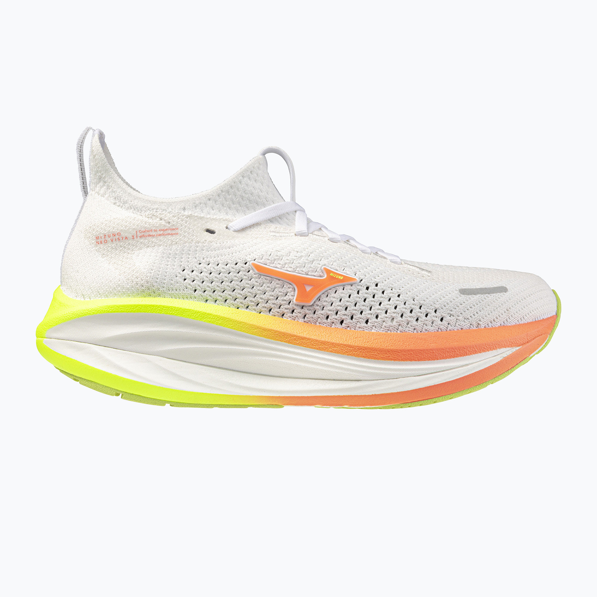 Încălțăminte de alergare pentru femei Mizuno Neo Vista 3 white/flamingo coral/lime pulp