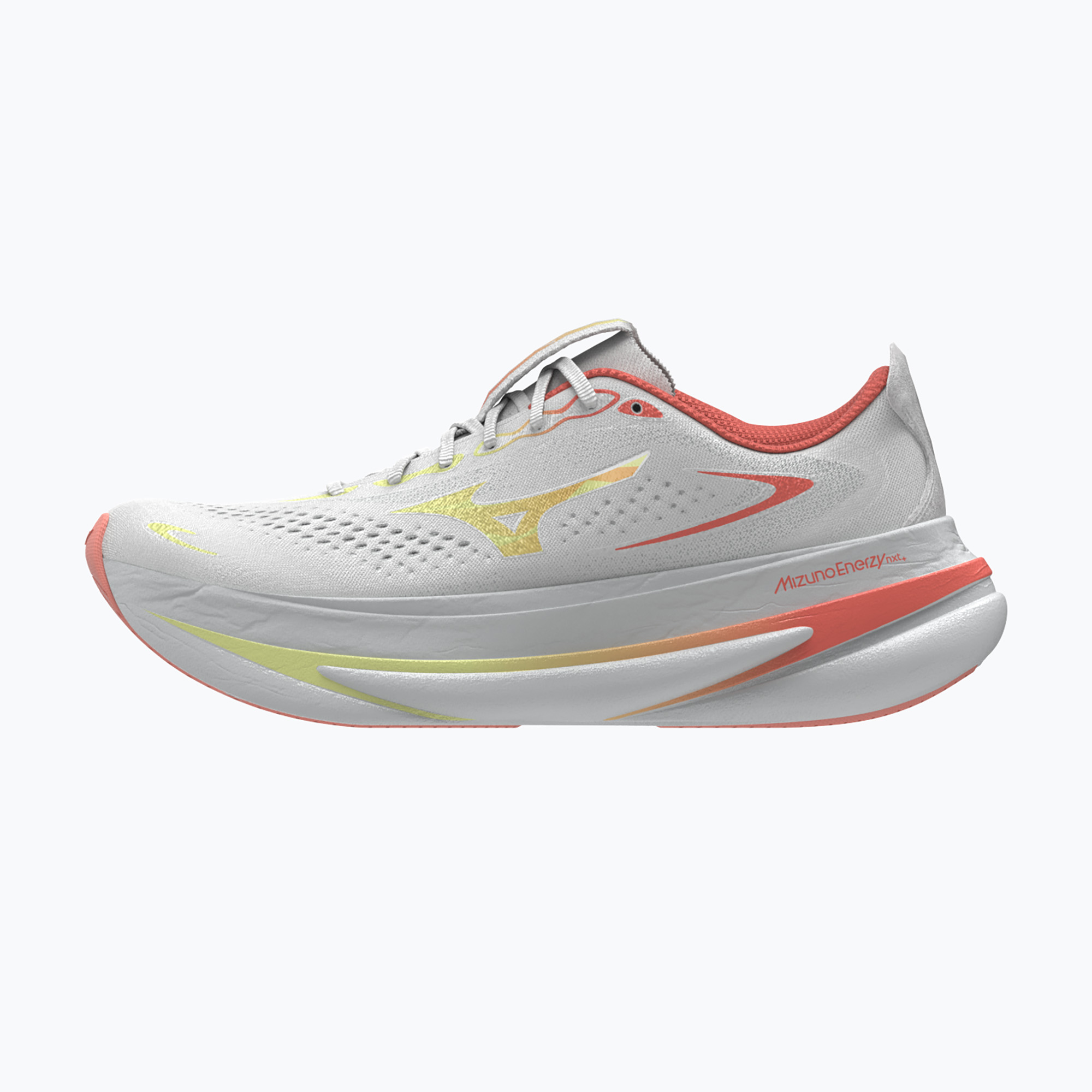 Дамски обувки за бягане Mizuno Sky Prime gf white/lime pulp/lava orange