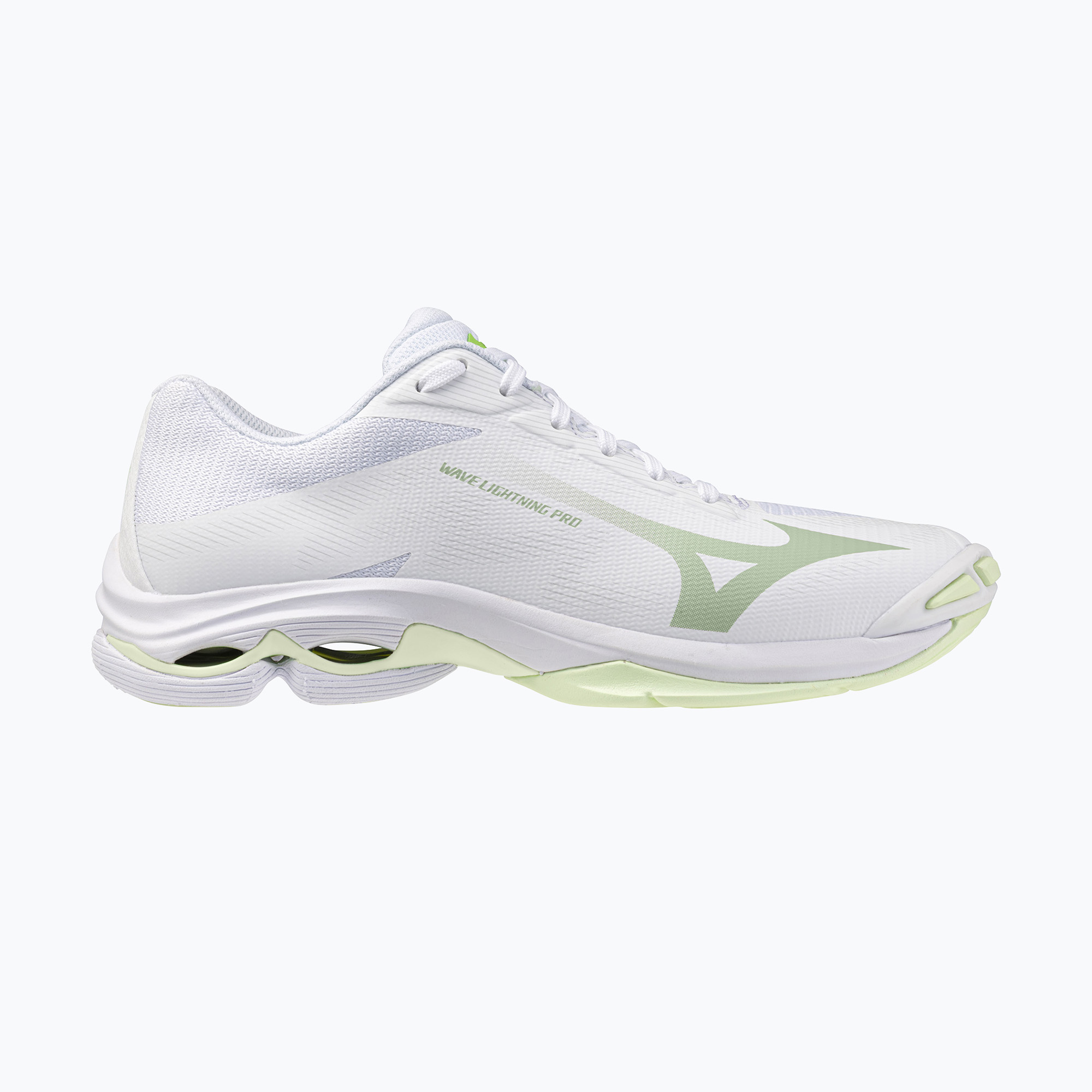 Dámske volejbalové topánky Mizuno Wave Lightning Pro white/aqua gray/ambrosia