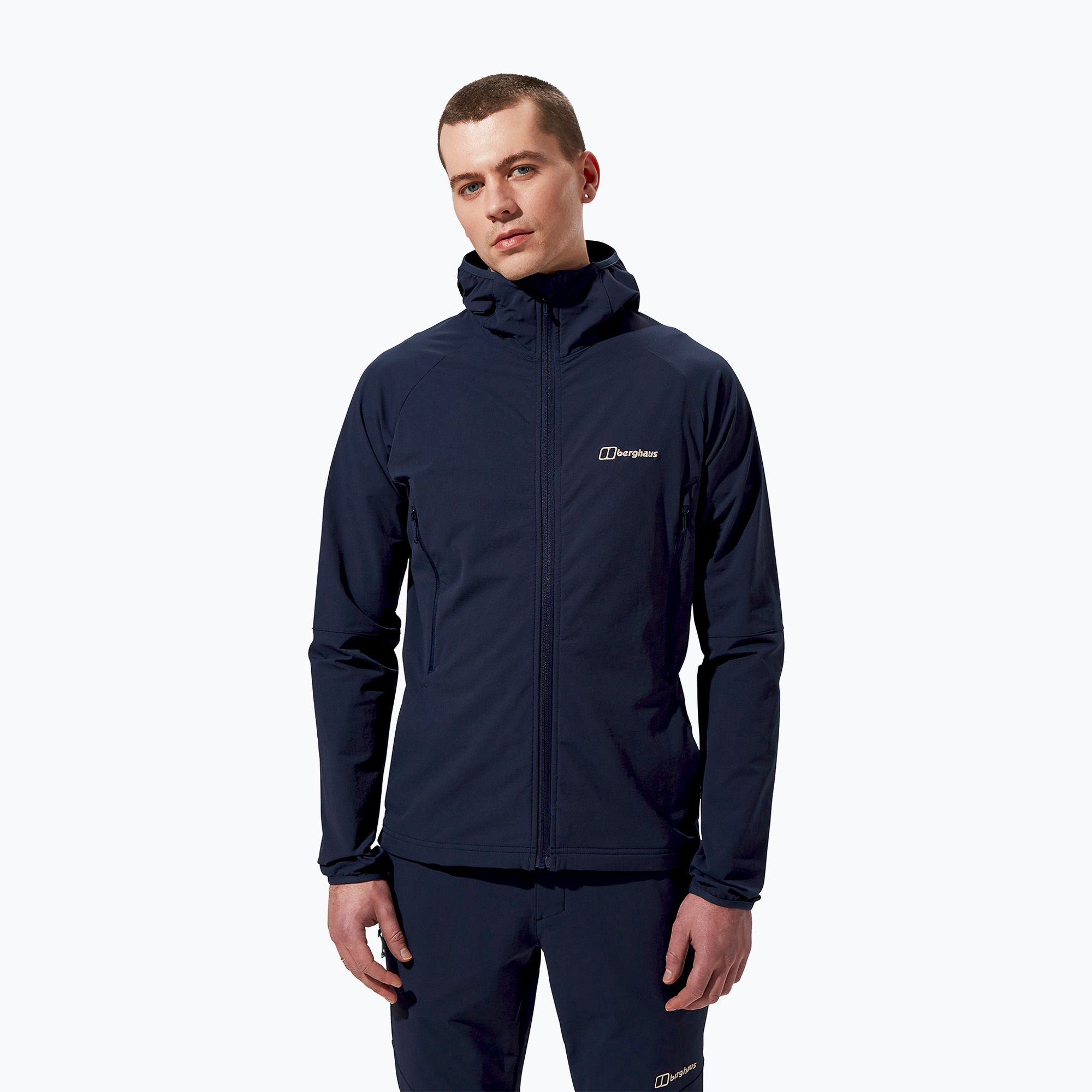 Kurtka softshell męska Berghaus Skelbo dark blue 