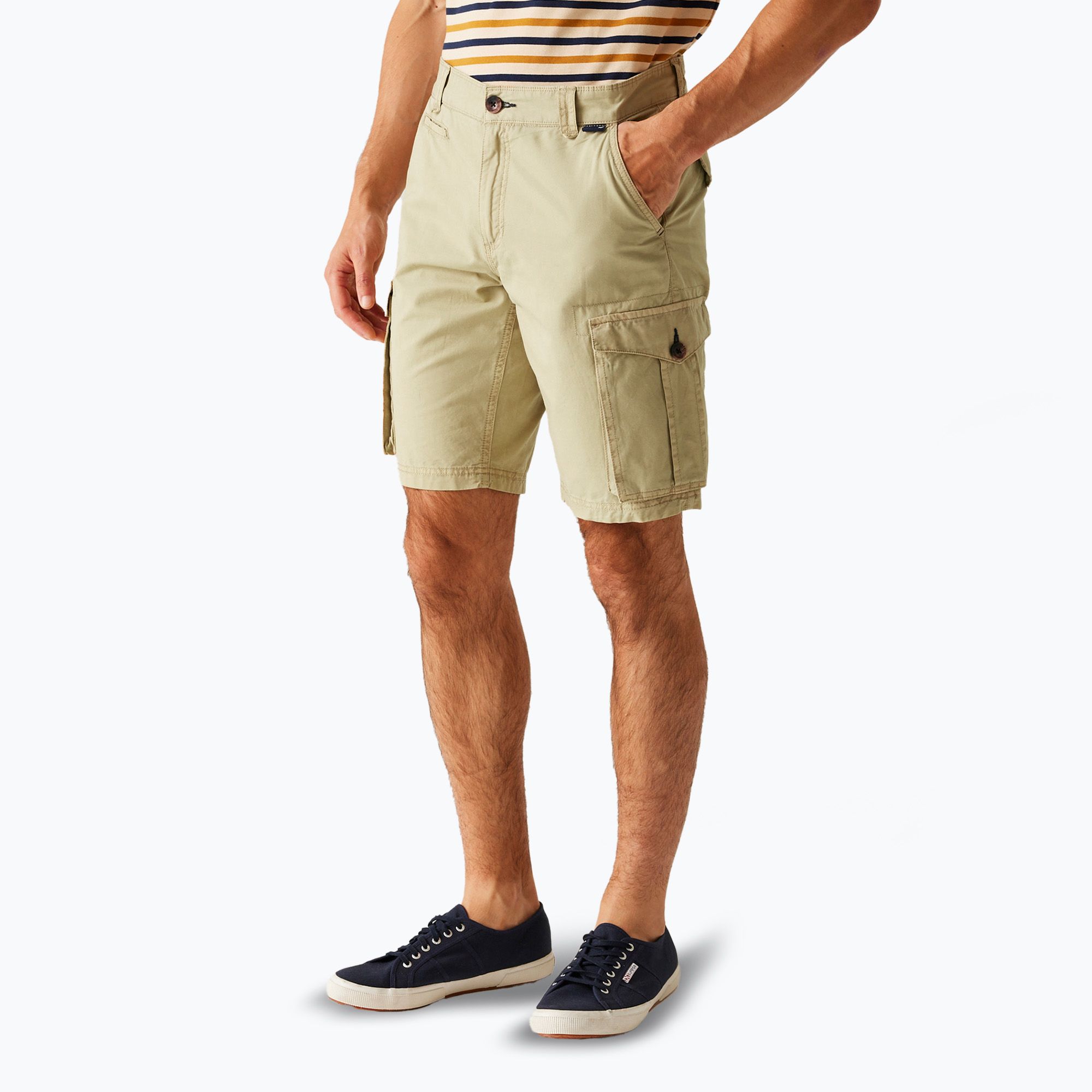 Spodenki trekkingowe męskie REGATTA Shorebay II white pepper 