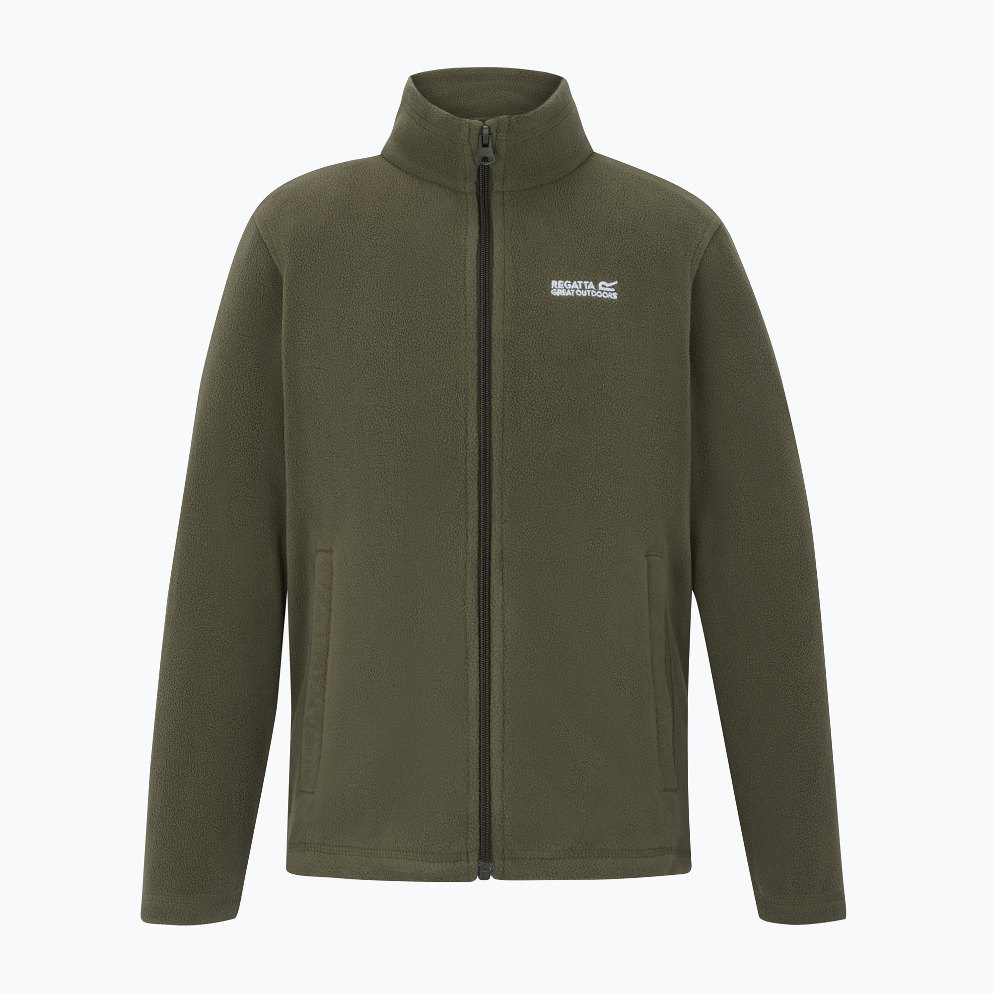 Детски поларен суитшърт Regatta King II olive night