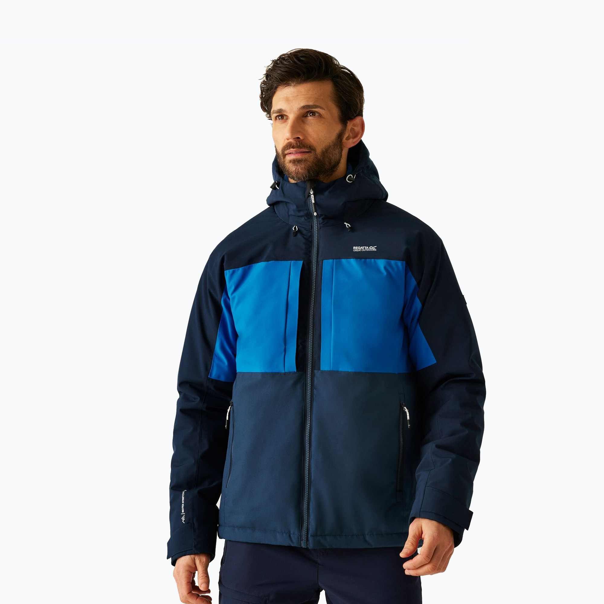 Kurtka przeciwdeszczowa męska REGATTA Maland Insulated snorkel blue/moonlight denim 