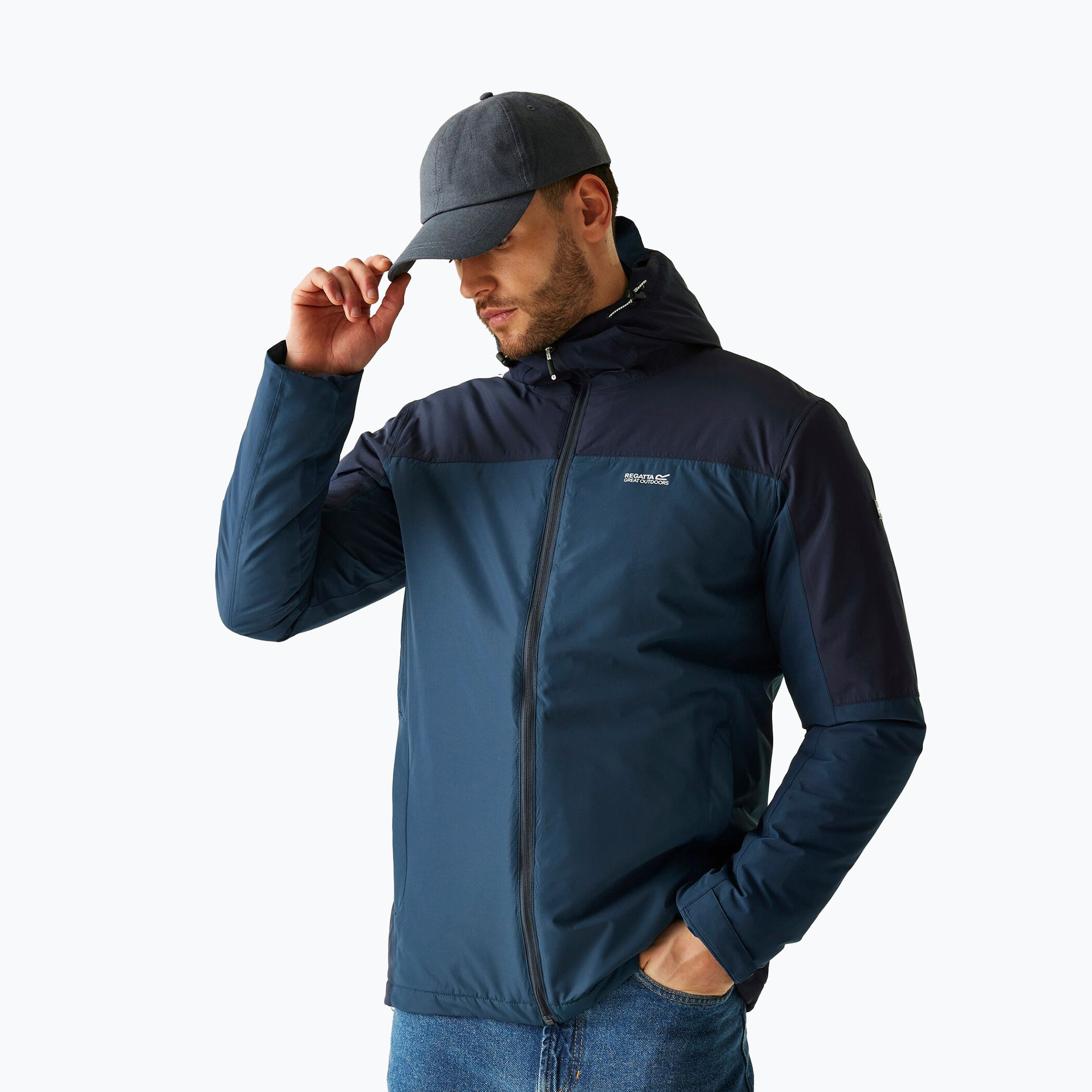 Kurtka przeciwdeszczowa męska REGATTA Thornridge moonilght denim/navy 