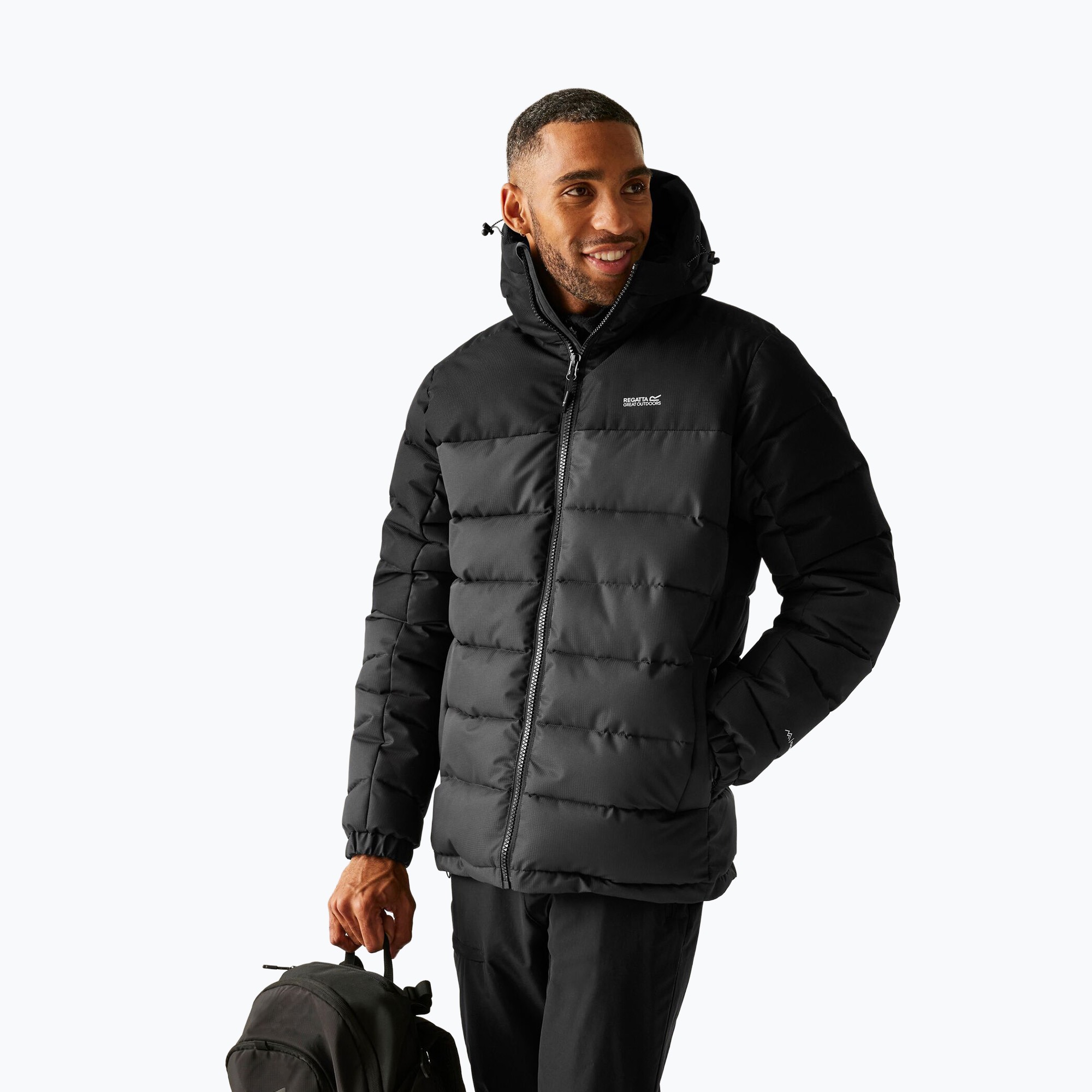 Kurtka ocieplana męska REGATTA Aldthron ash/black 