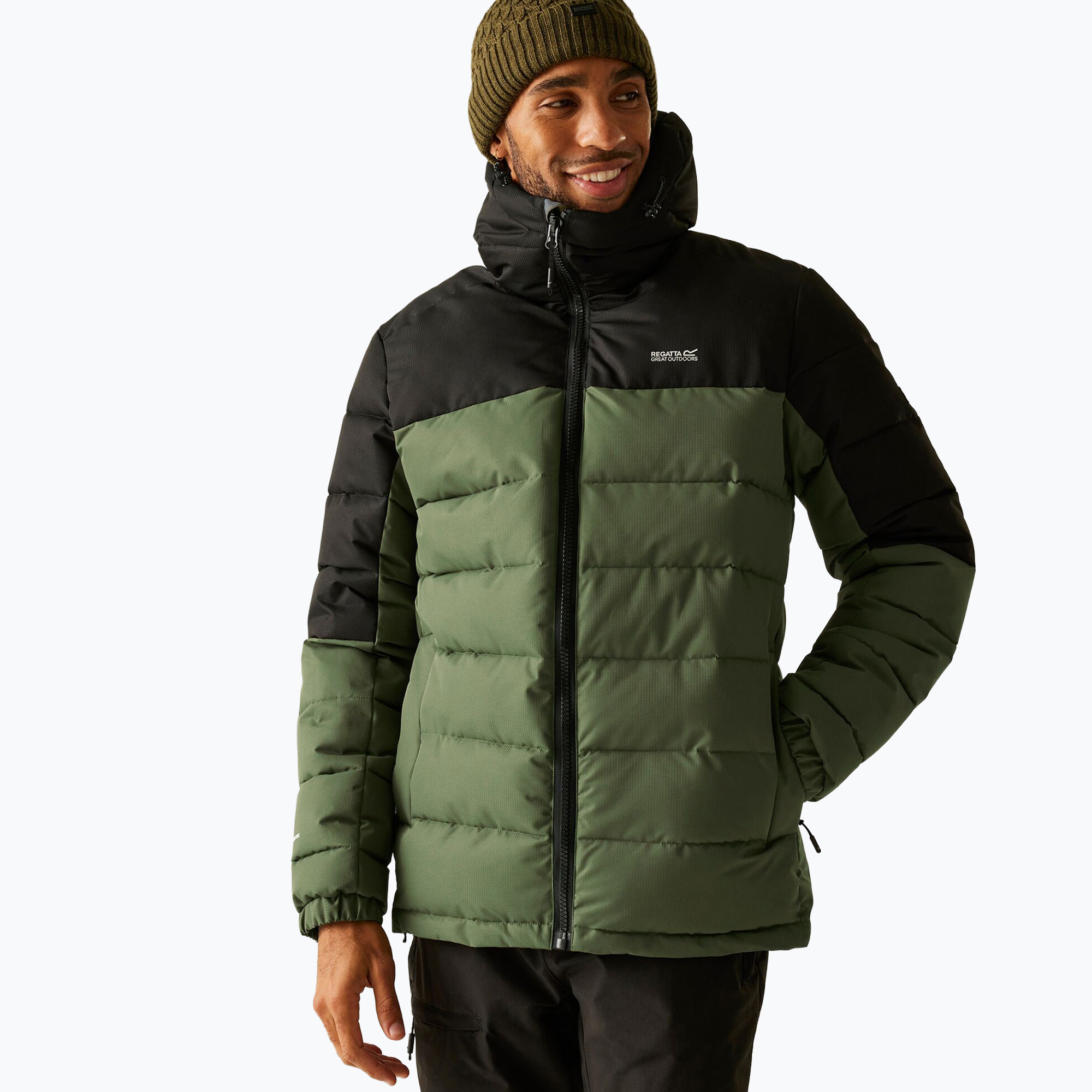 Kurtka ocieplana męska REGATTA Aldthron olive night/black 