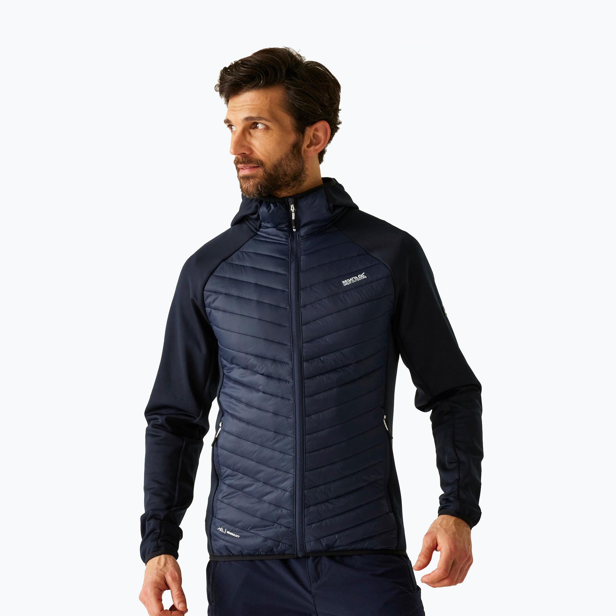 Kurtka hybrydowa męska REGATTA Andreson Hybrid black navy 