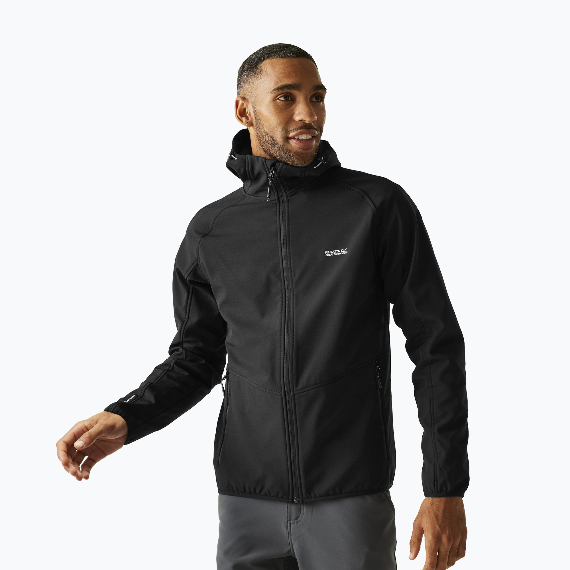 Kurtka softshell męska REGATTA Arec III black/black 