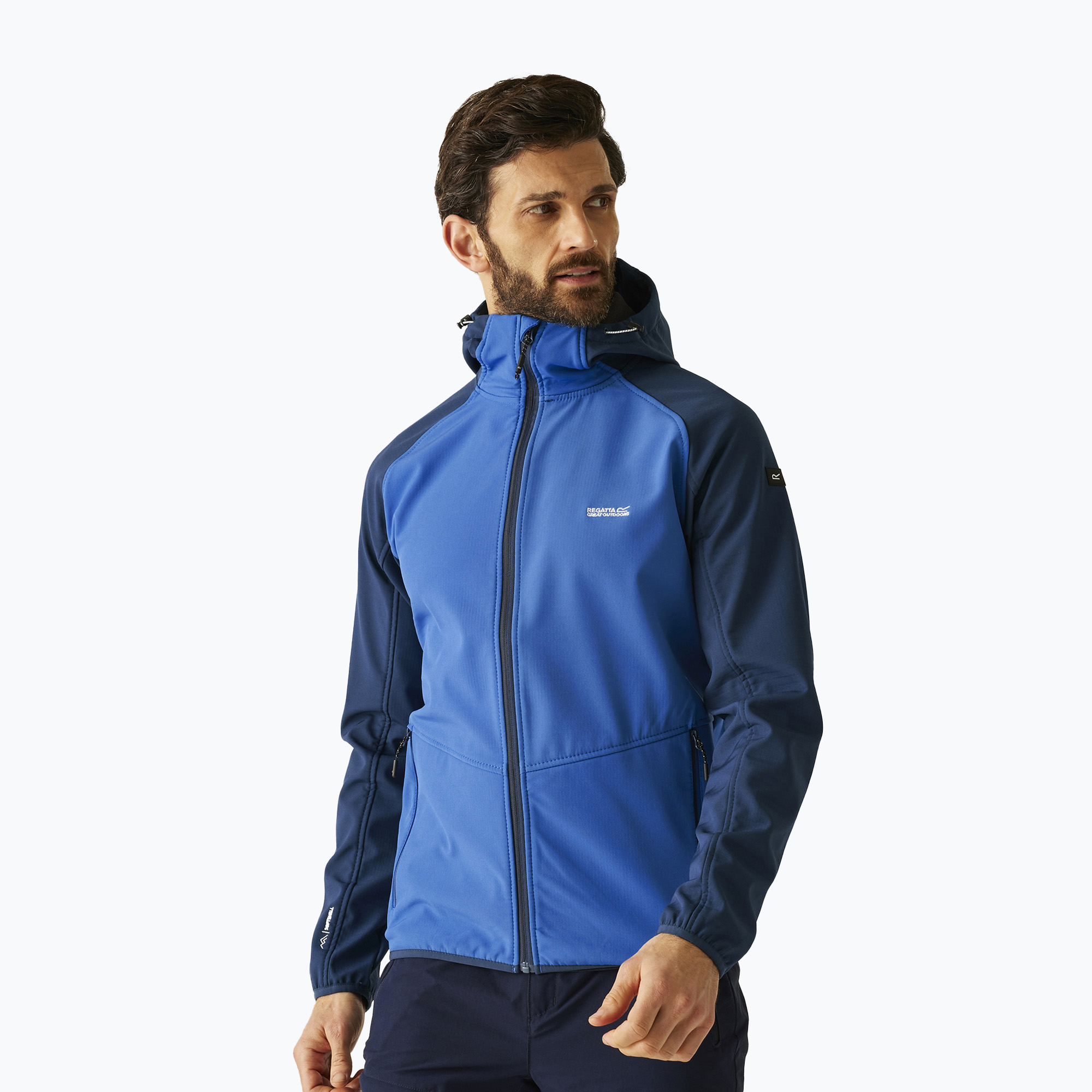 Kurtka softshell męska REGATTA Arec III snorkel blue/moonlight denim 