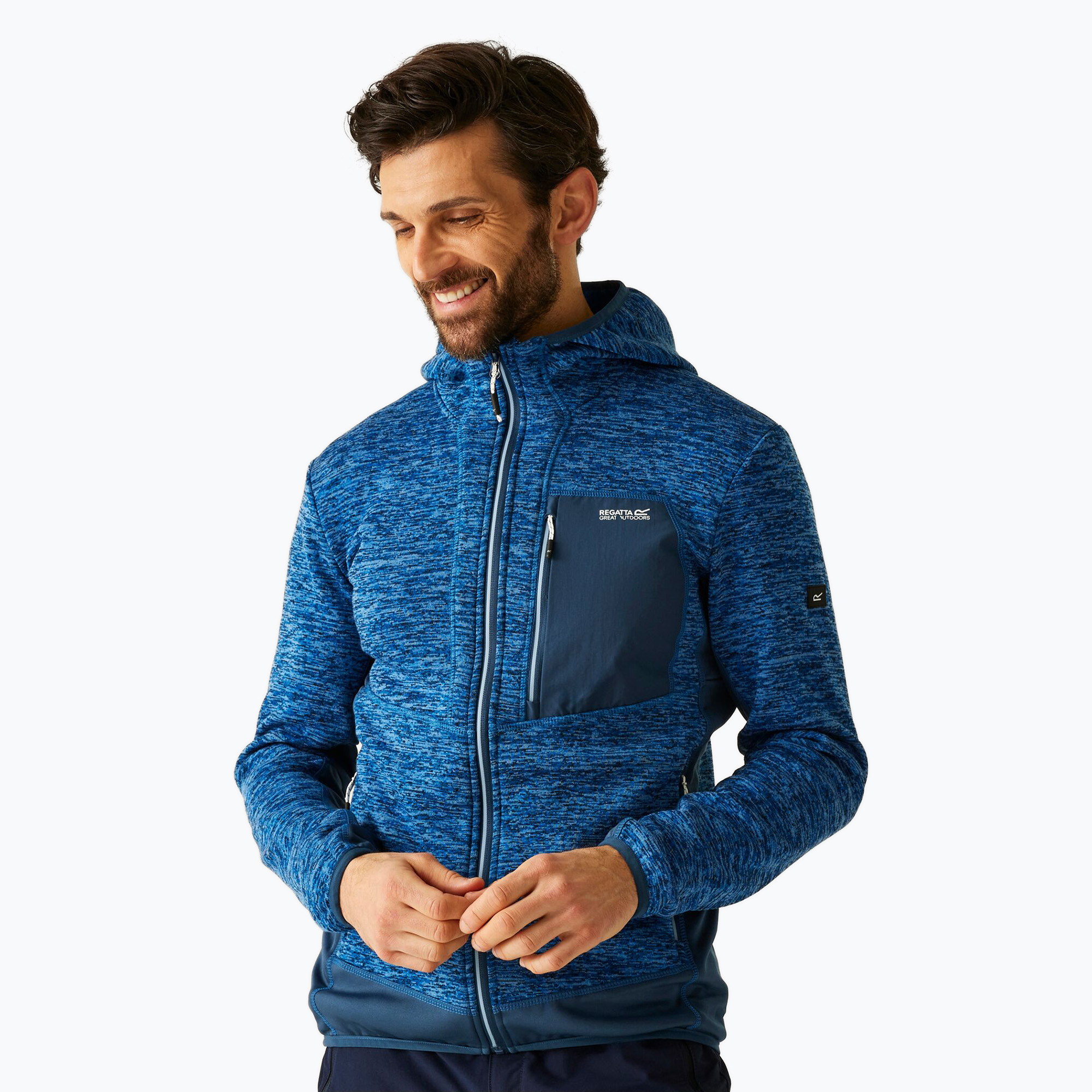 Bluza męska REGATTA Alven snorkel blue/moonlight denim 