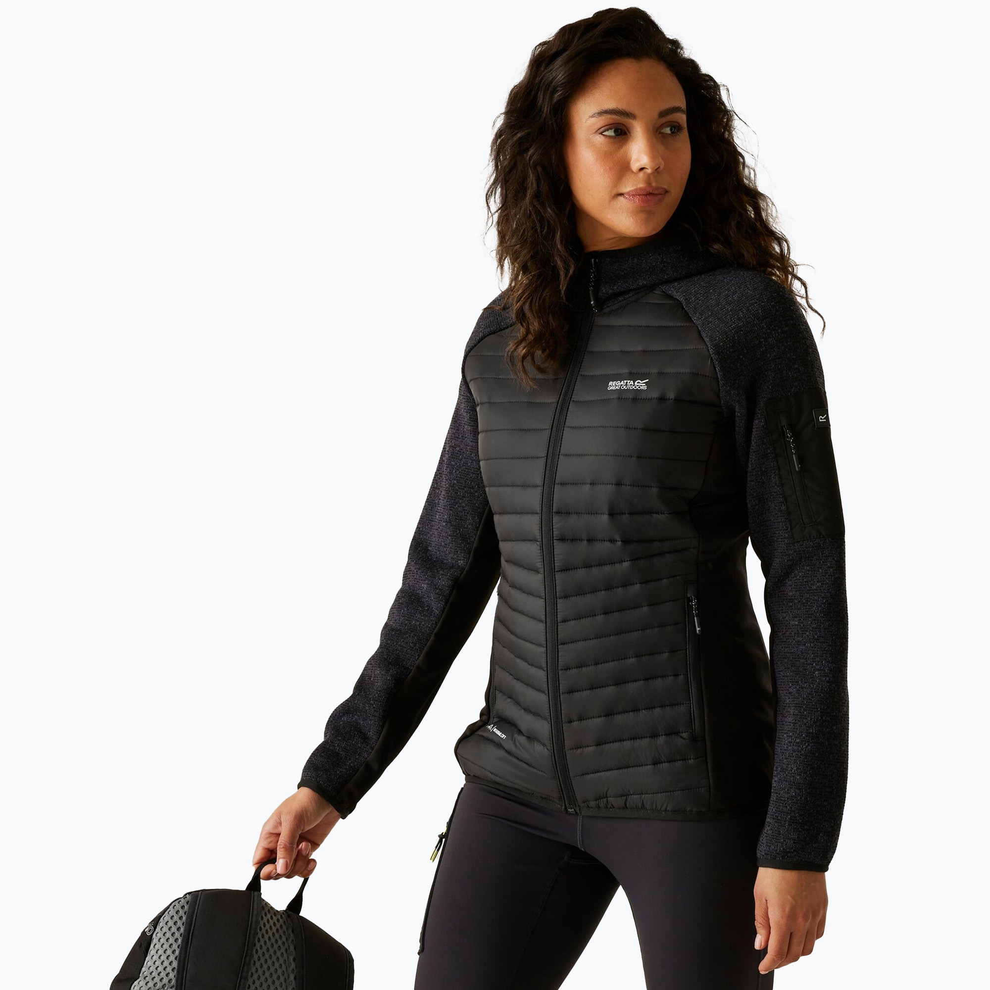 Kurtka hybrydowa damska REGATTA Andreson Hybrid black 