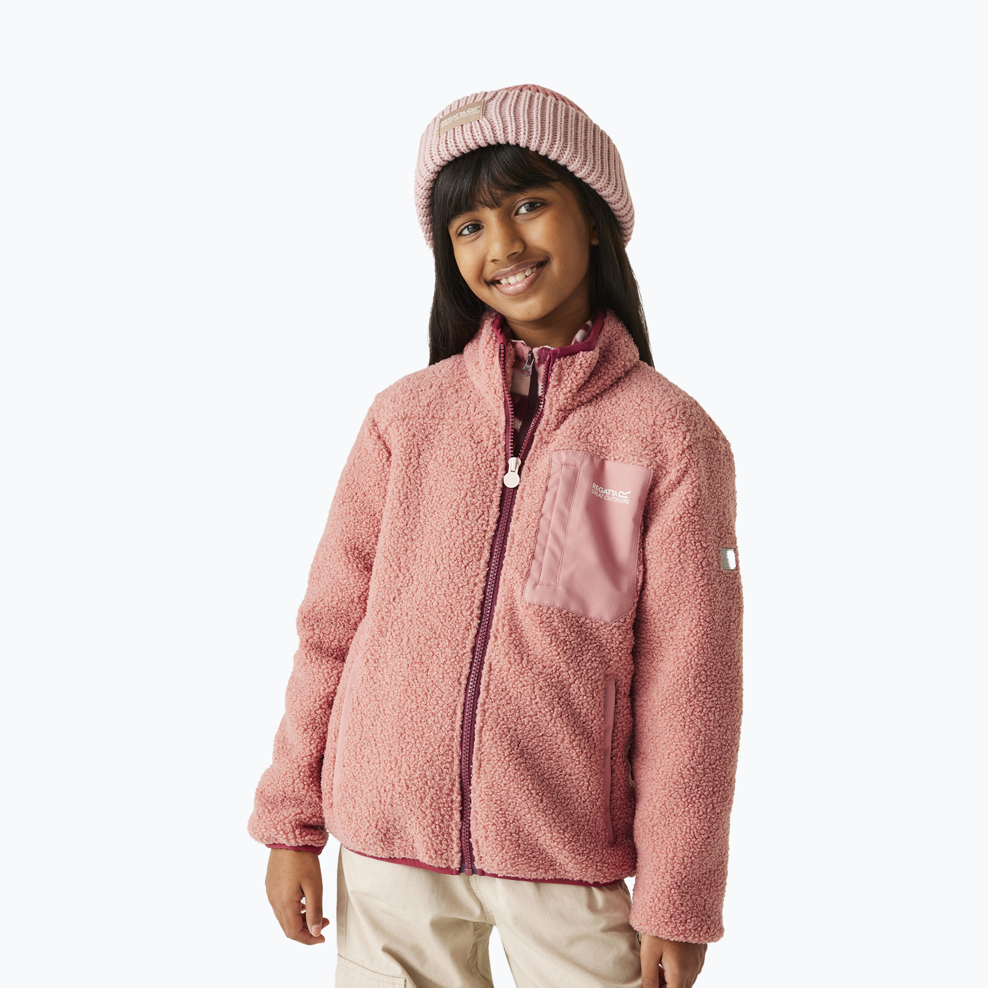 Bluza dziecięca REGATTA Frankie Warm dusty rose 