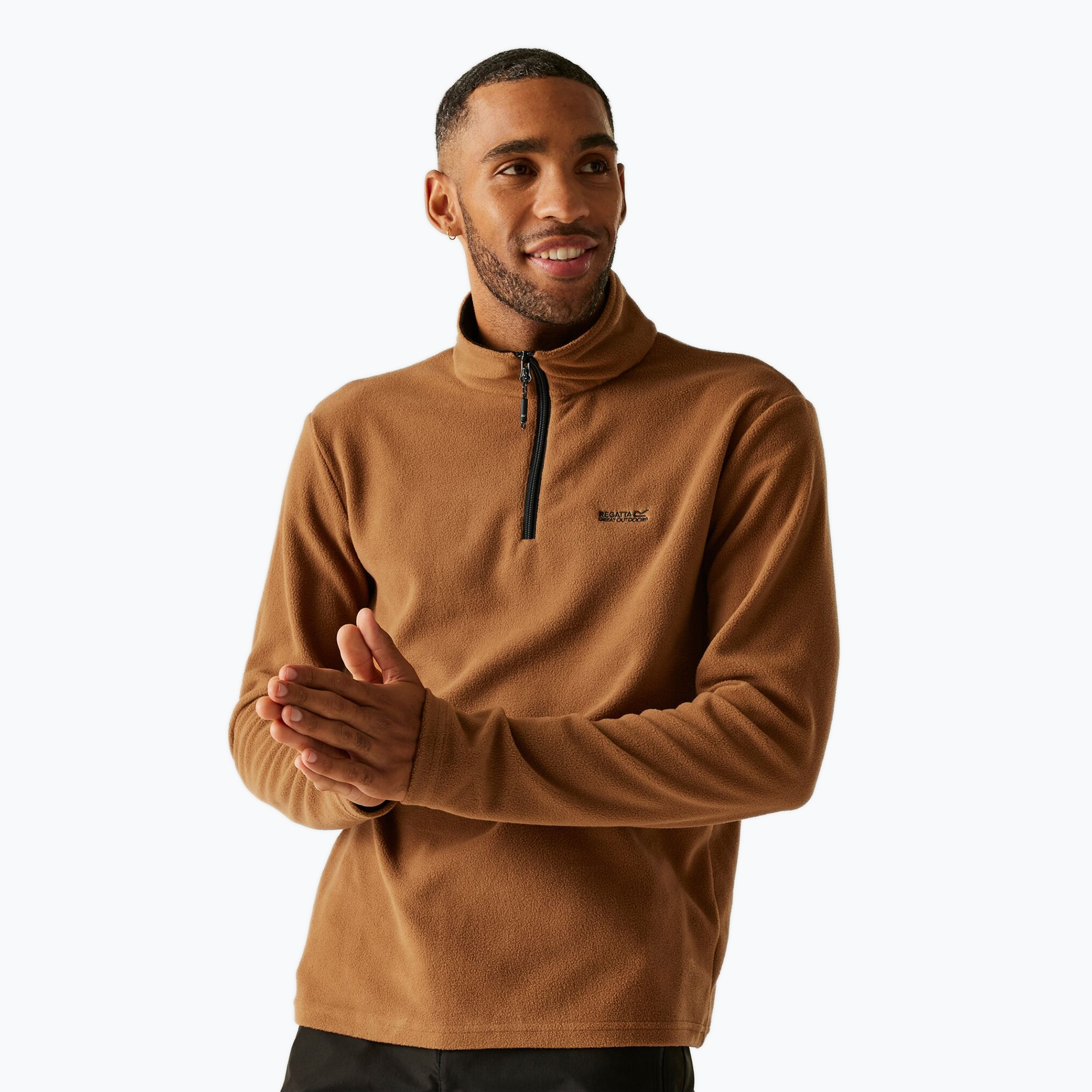 Bluza polarowa męska REGATTA Thompson nut brown 