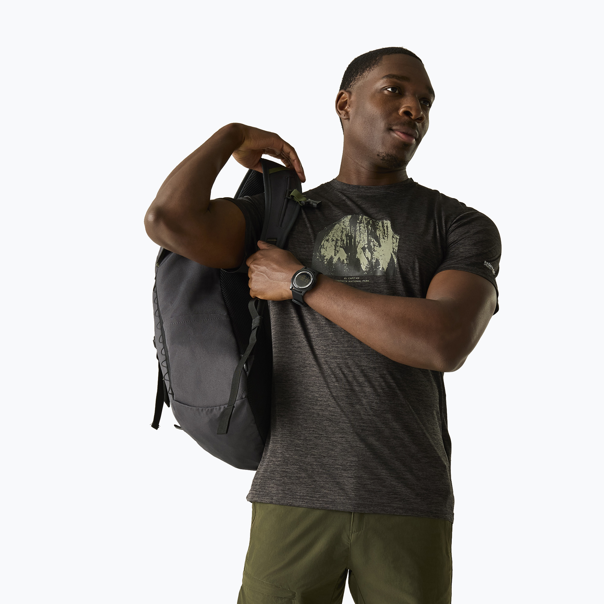 Мъжка тениска за трекинг REGATTA Fingal ash marl