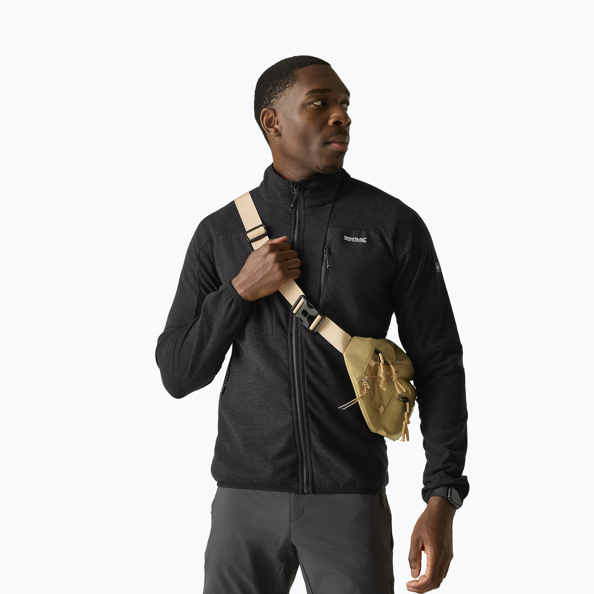 Bluza polarowa męska REGATTA Fleece Scaris ash 