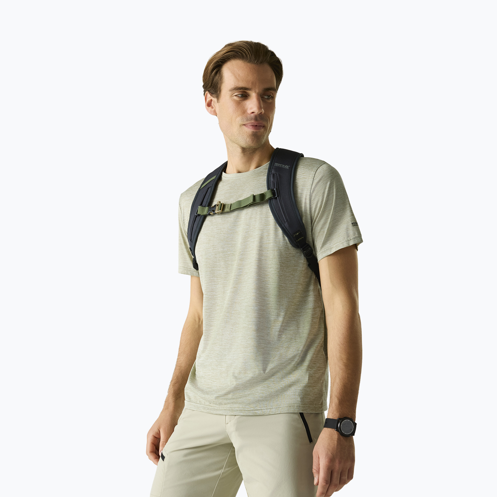 Мъжка тениска за трекинг REGATTA Fingal Edition light sage