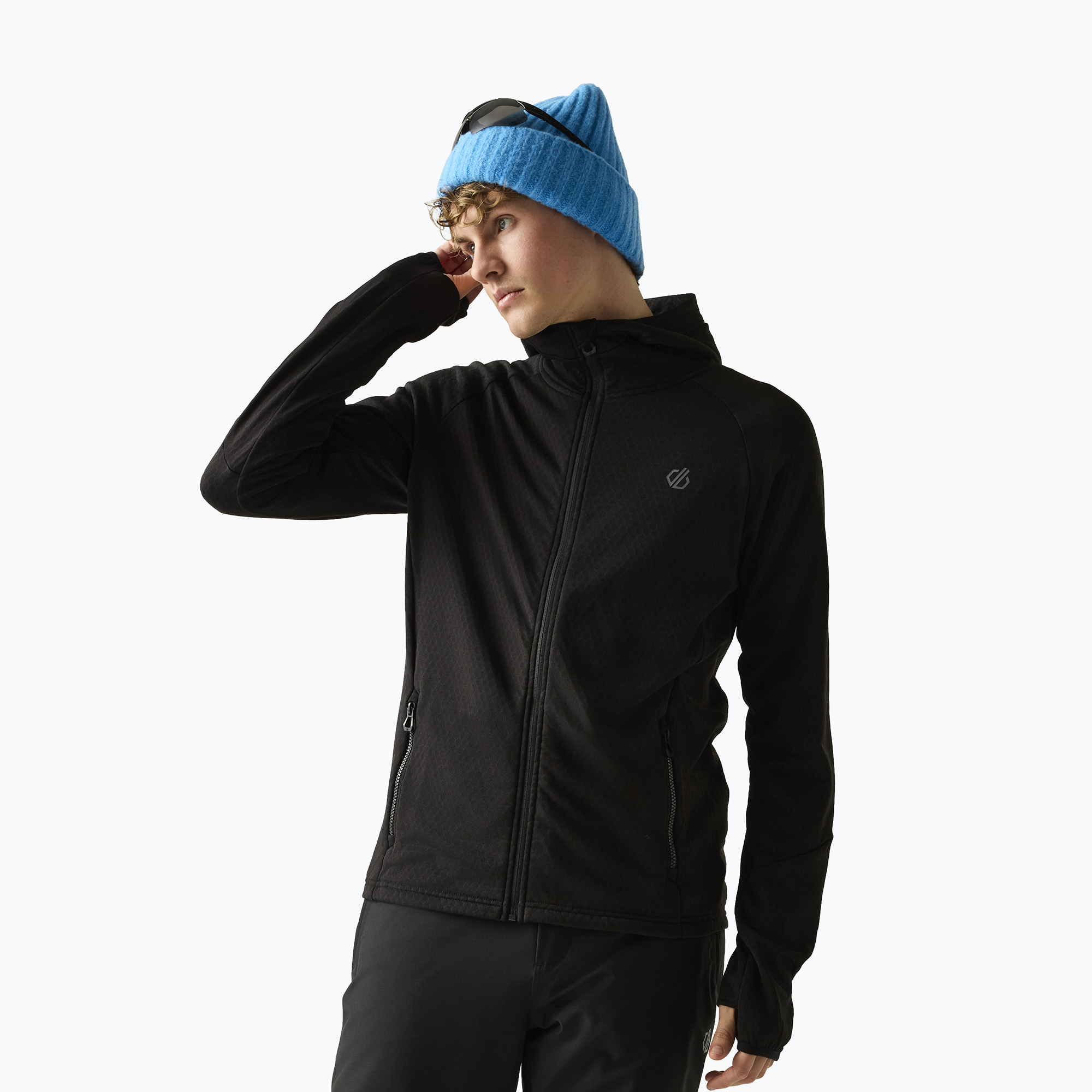 Bluză pentru bărbați Dare 2b Venture Hooded black
