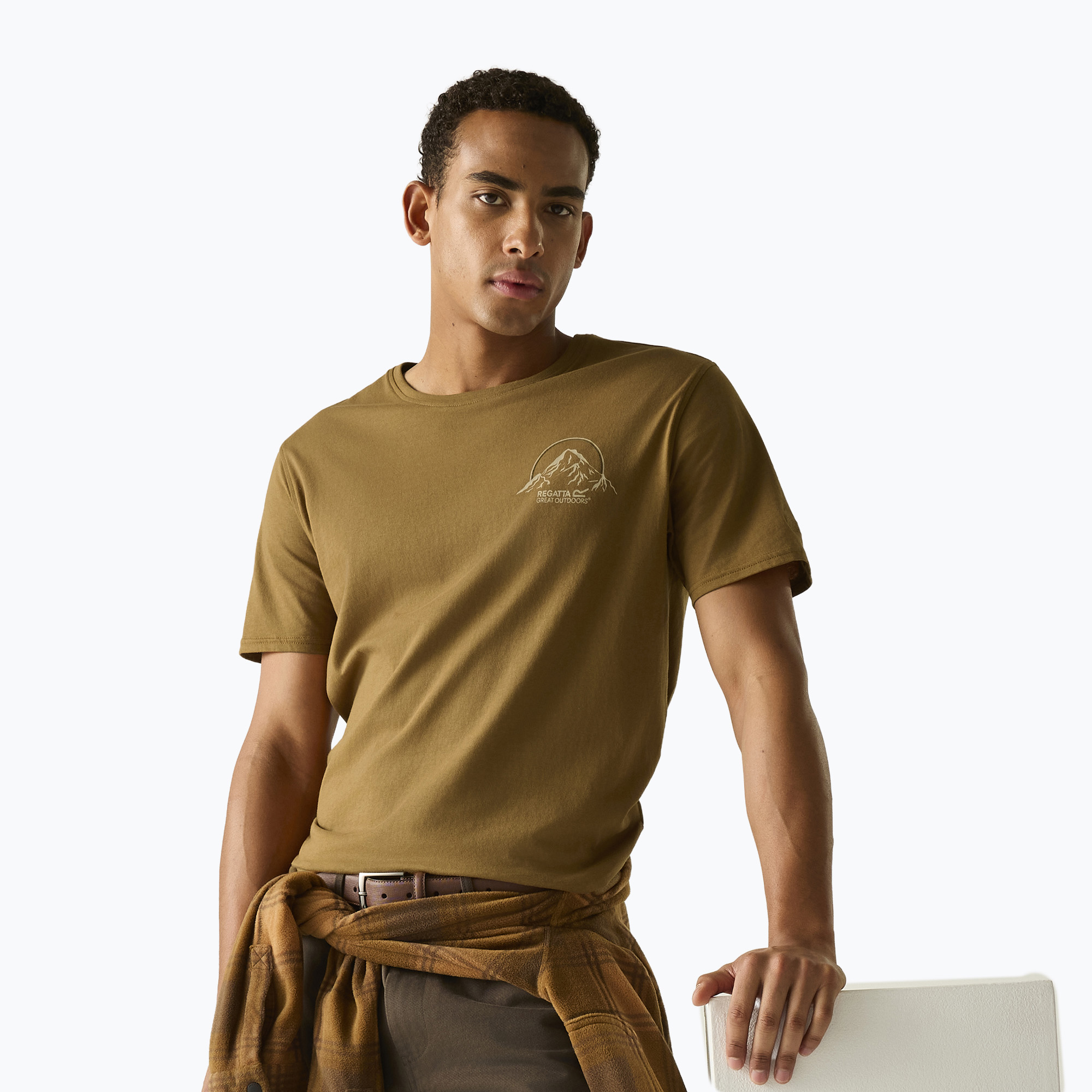 Мъжка тениска Regatta ClineIX rich tan original outdoor