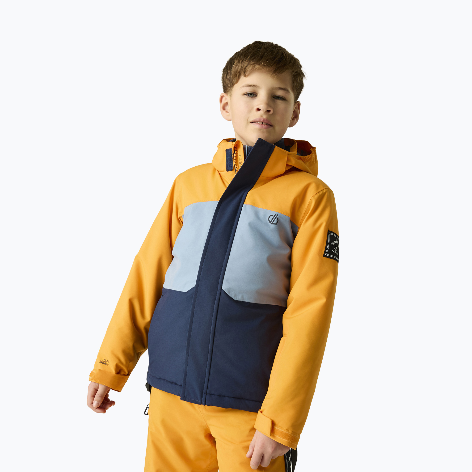 Geacă de schi pentru copii Dare2B Send It II Jacket electric orange/navy