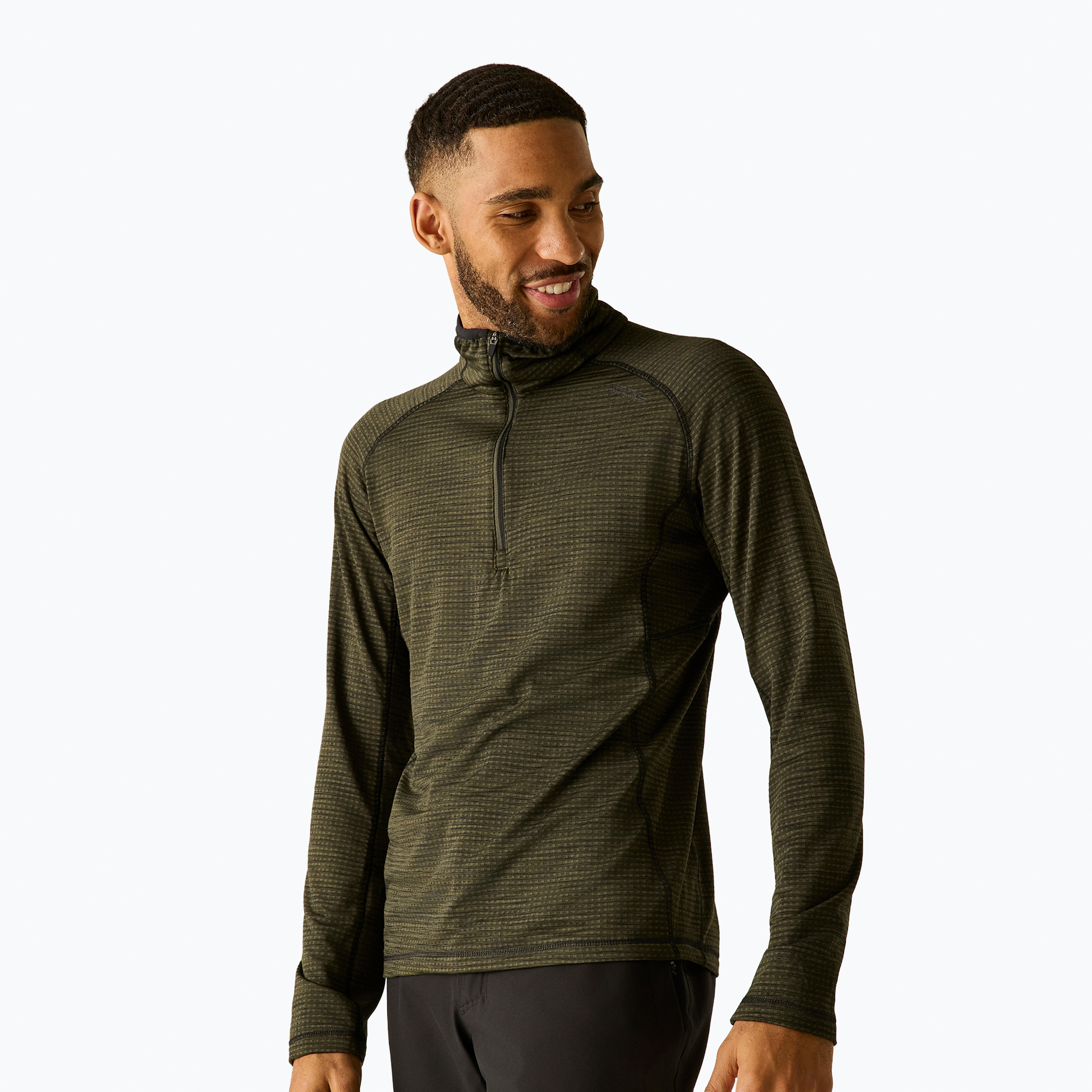 Bluză fleece pentru bărbați REGATTA Yonder II dark khaki