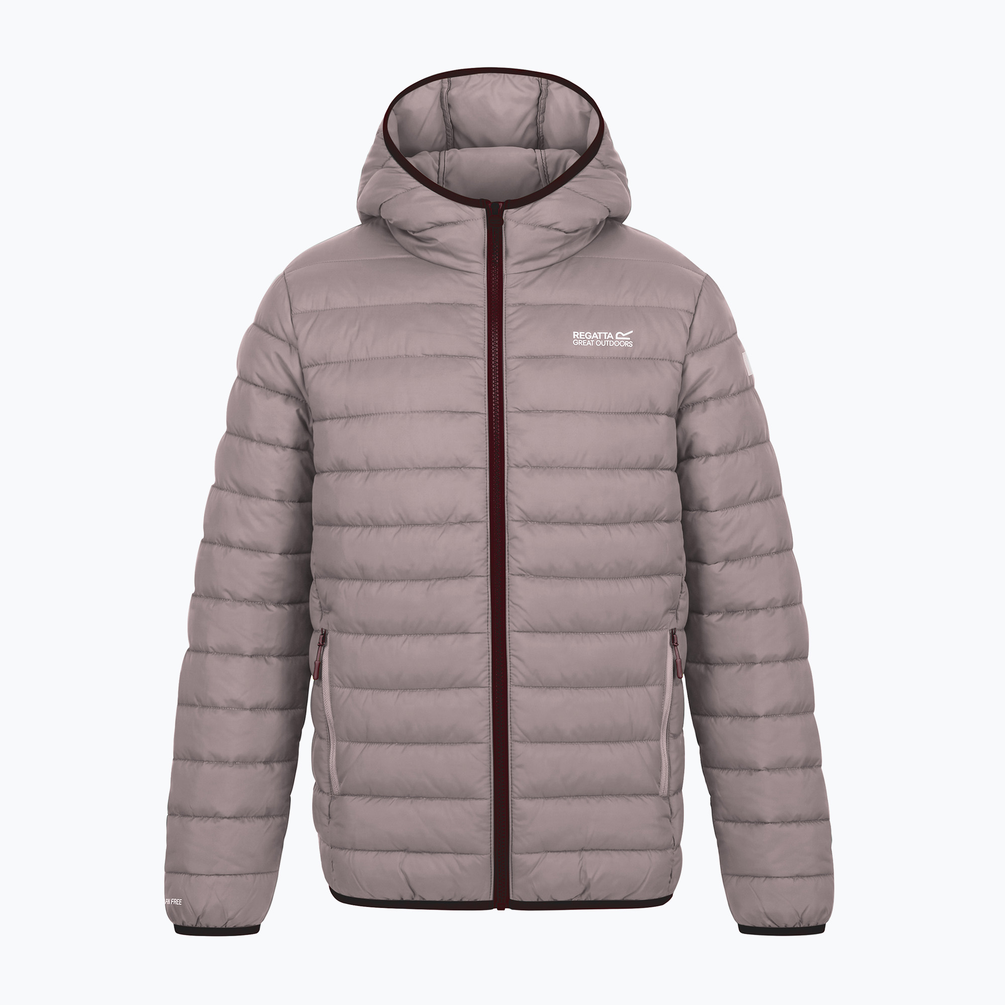 Detská páperová bunda Regatta Hooded Marizion powder lilac