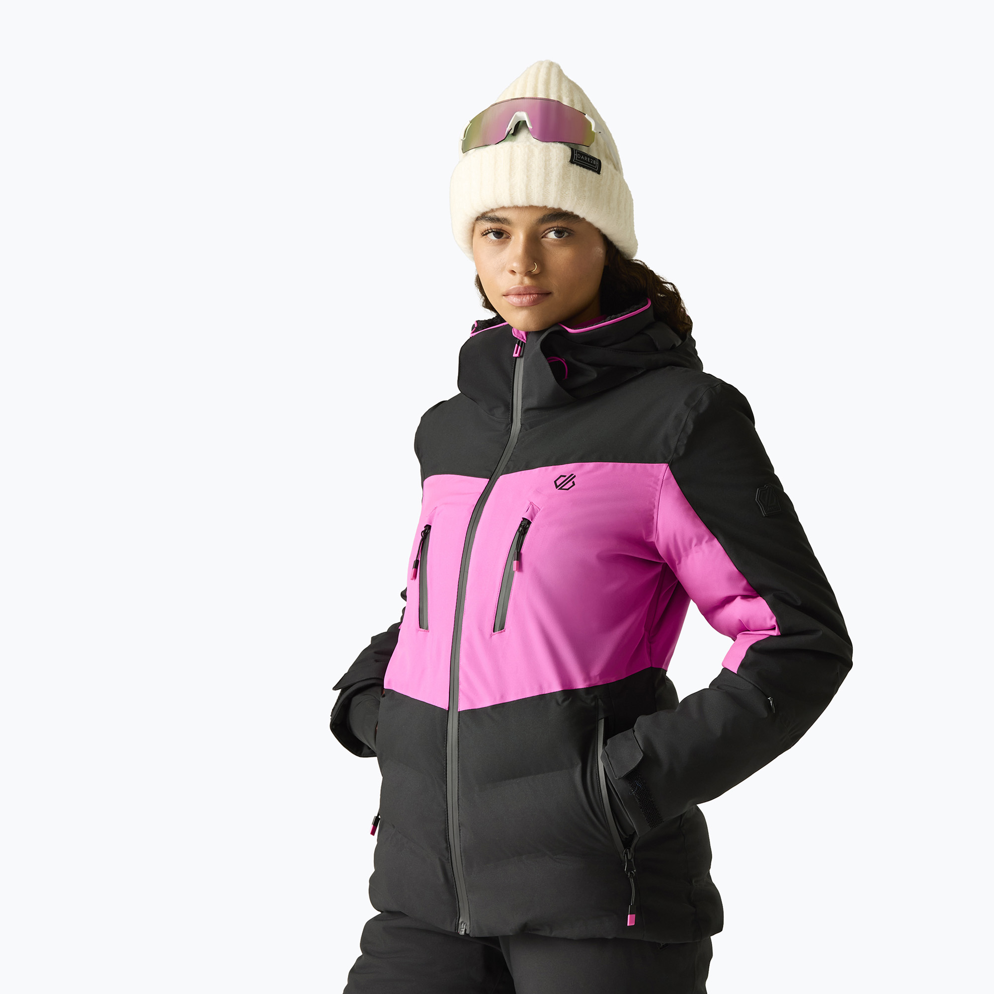 Geacă de schi pentru femei Dare 2b Carve It extreme pink/black