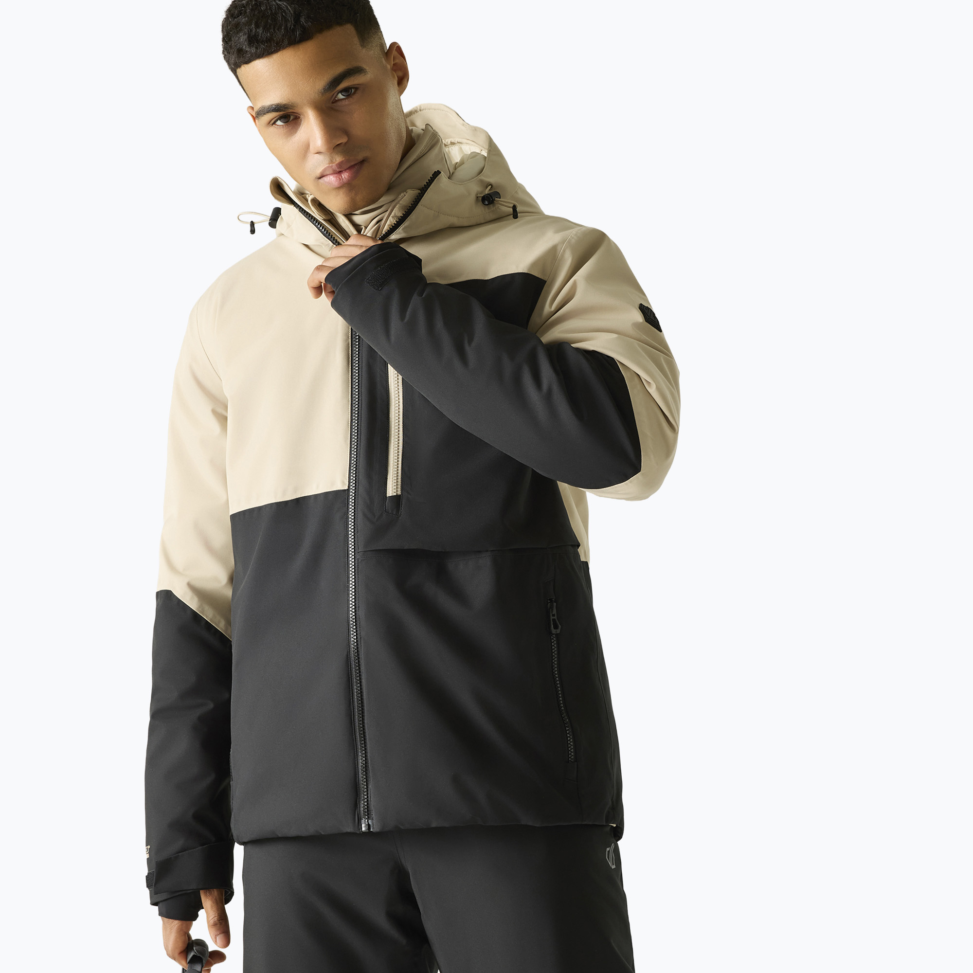Мъжко скиорско яке Dare2B Halfpipe IV Jacket white pepper/black