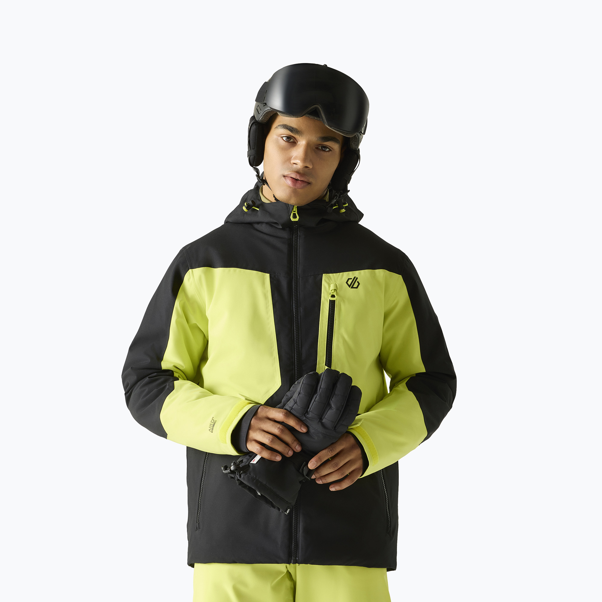 Geacă de schi pentru bărbați Dare2B Halfpipe IV Jacket mango mint/black