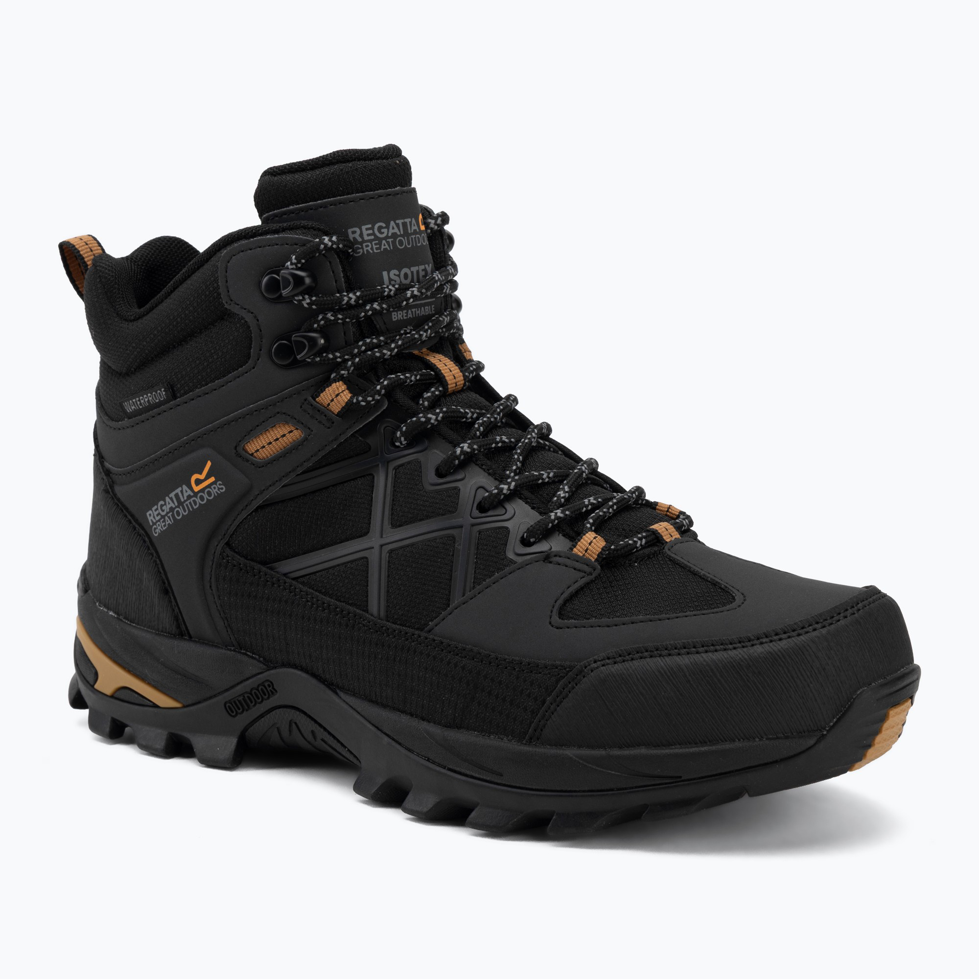 Încălțăminte de trekking pentru bărbați REGATTA Samaris III black/ash/wood