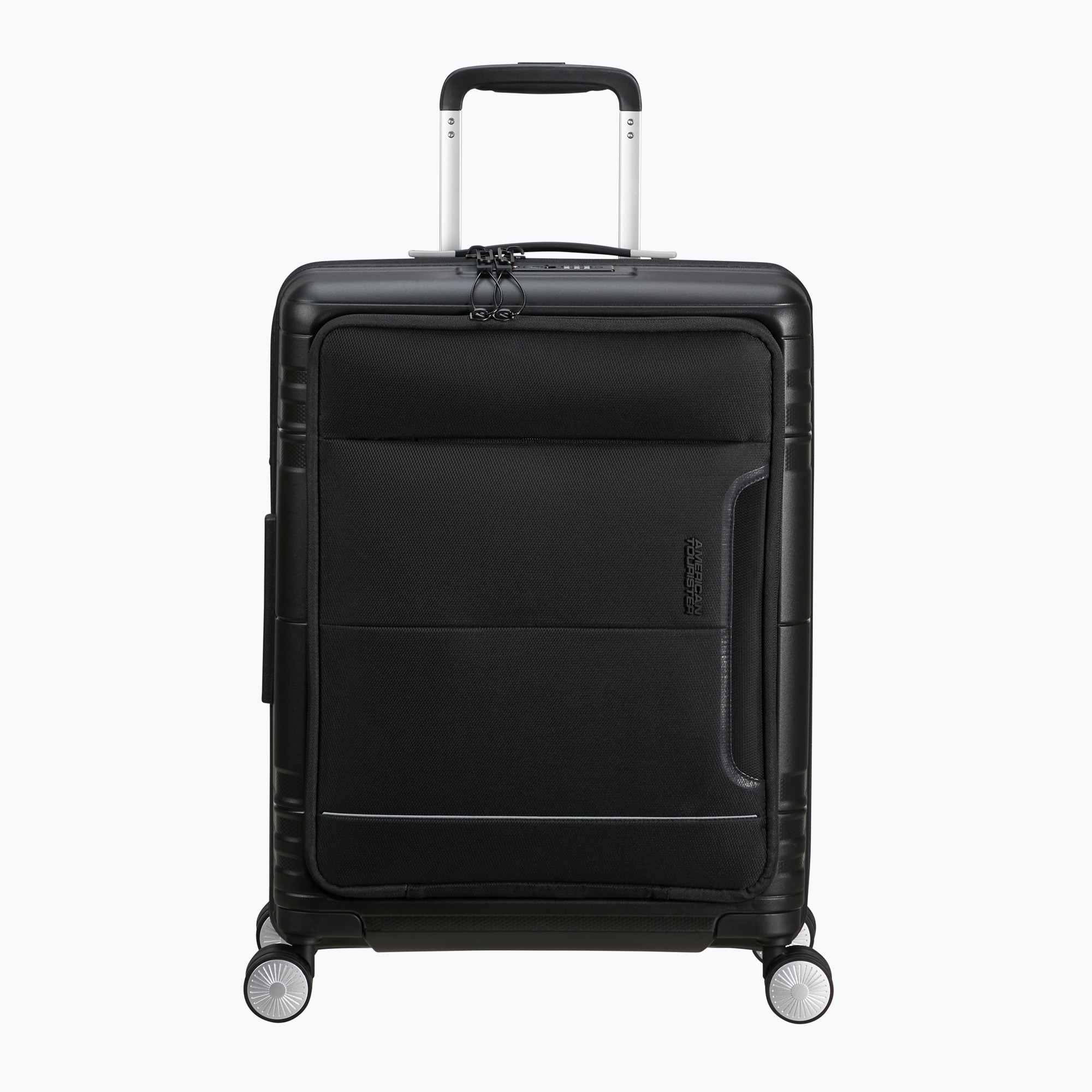 Walizka podróżna American Tourister Spinner 55 EXP 45 l onyx black