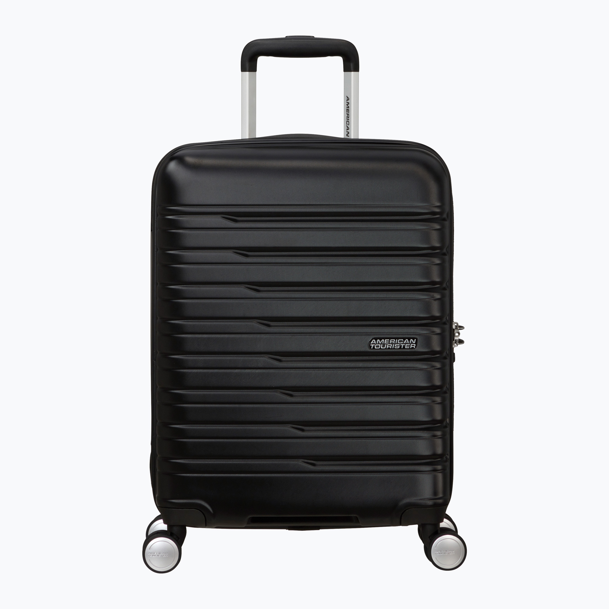 Walizka podróżna American Tourister Flashline Spinner 34 l shadow black