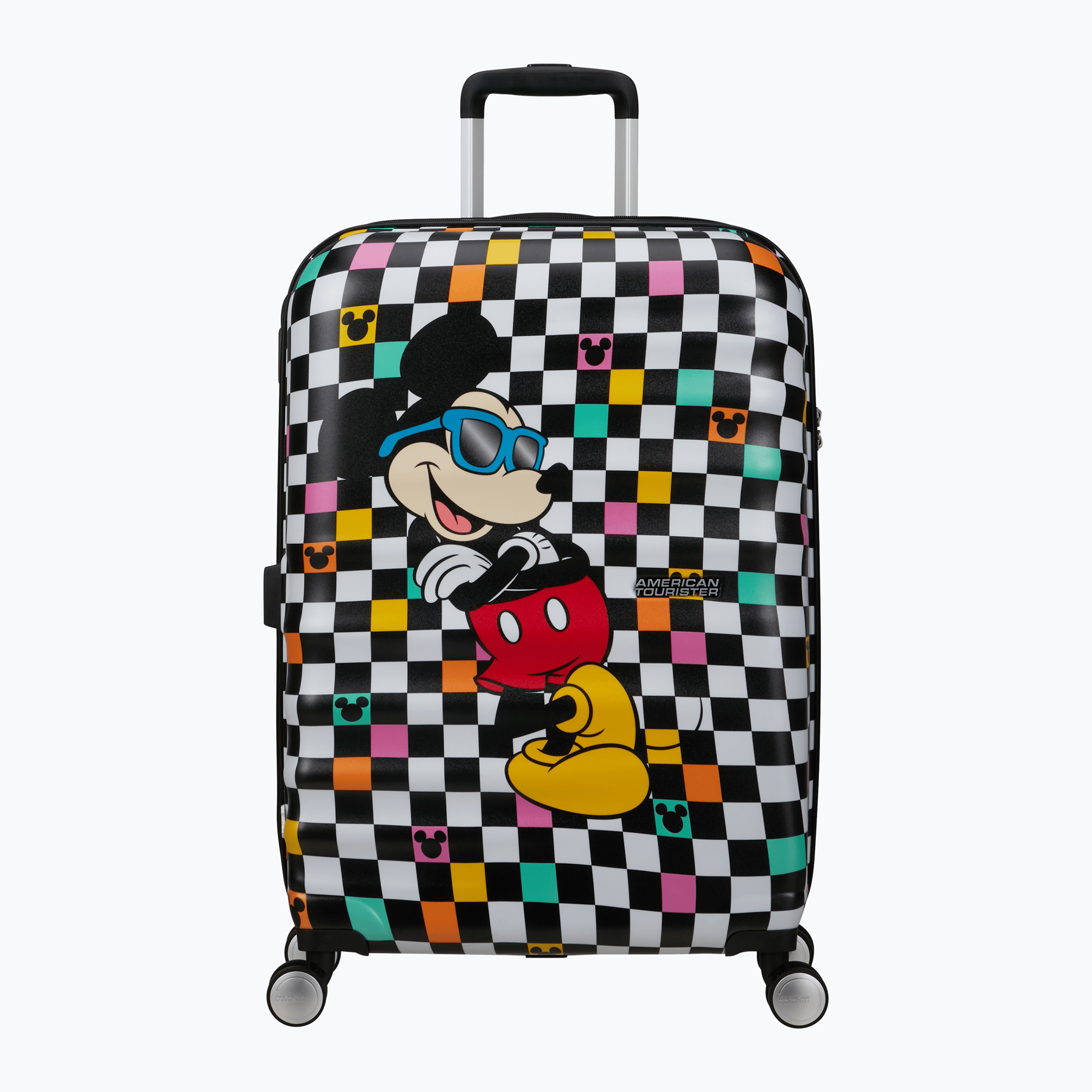 Walizka podróżna American Tourister Disney Wavebreaker 64 l mickey check 