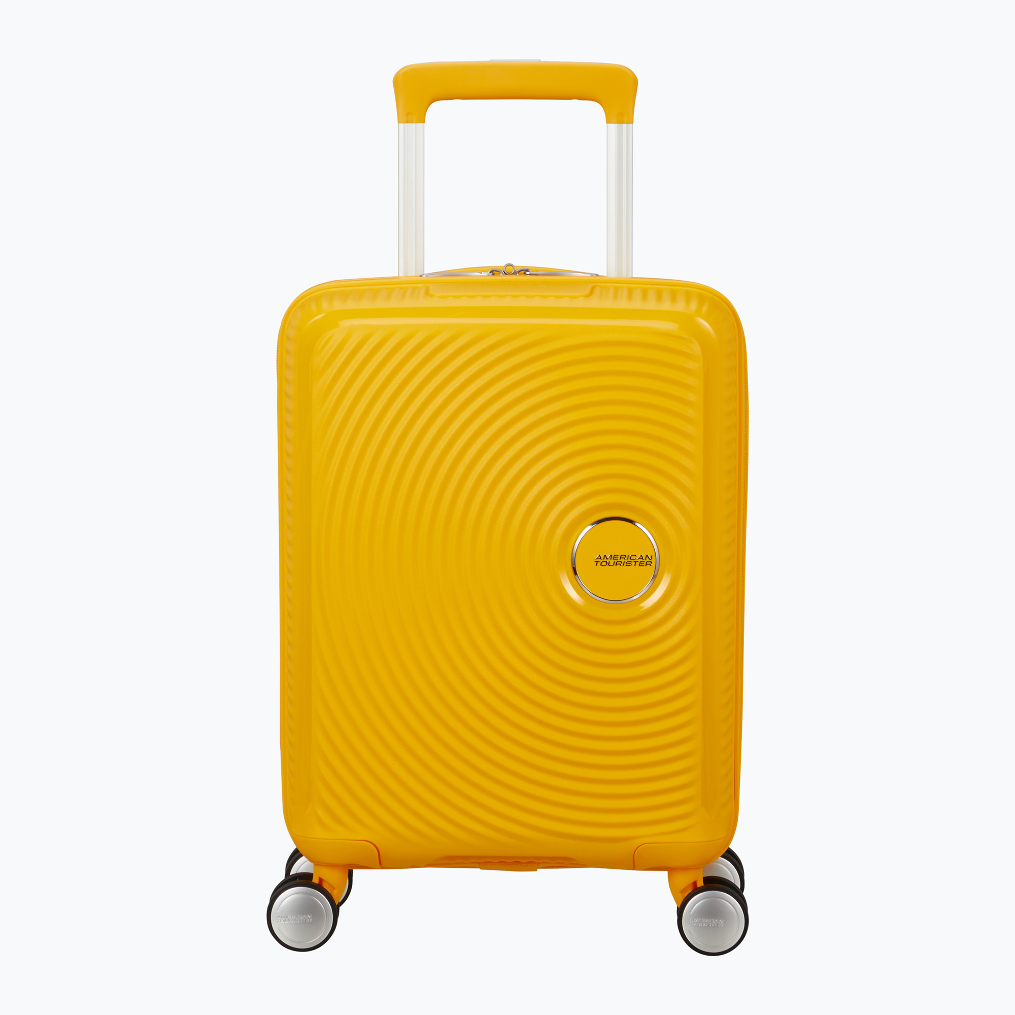 Walizka podróżna American Tourister Soundbox Mini 47 22 l golden yellow 