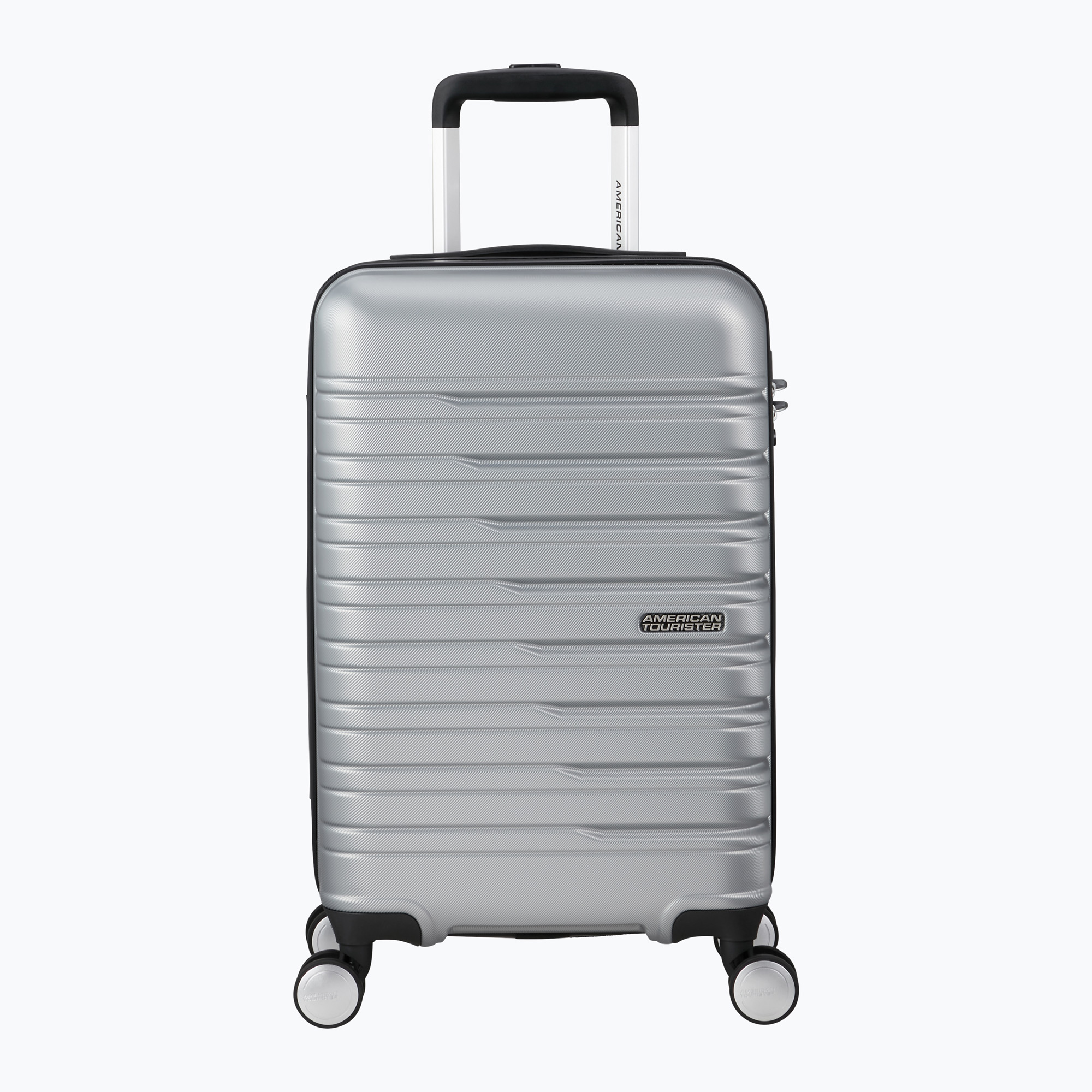 Walizka podróżna American Tourister Flashline Spinner 55 34 l sky silver