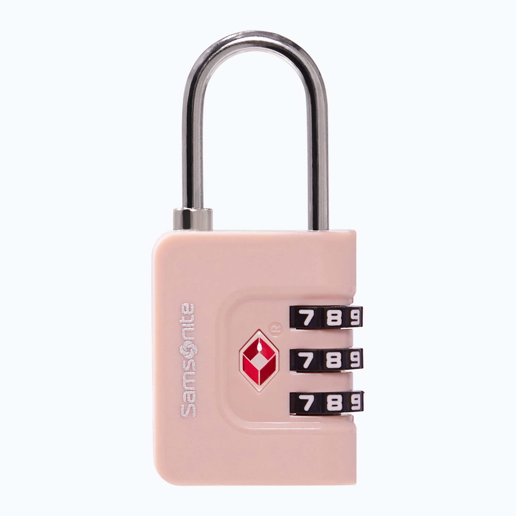 Visiaci zámok Samsonite Combiblock 3 Dial TSA rose