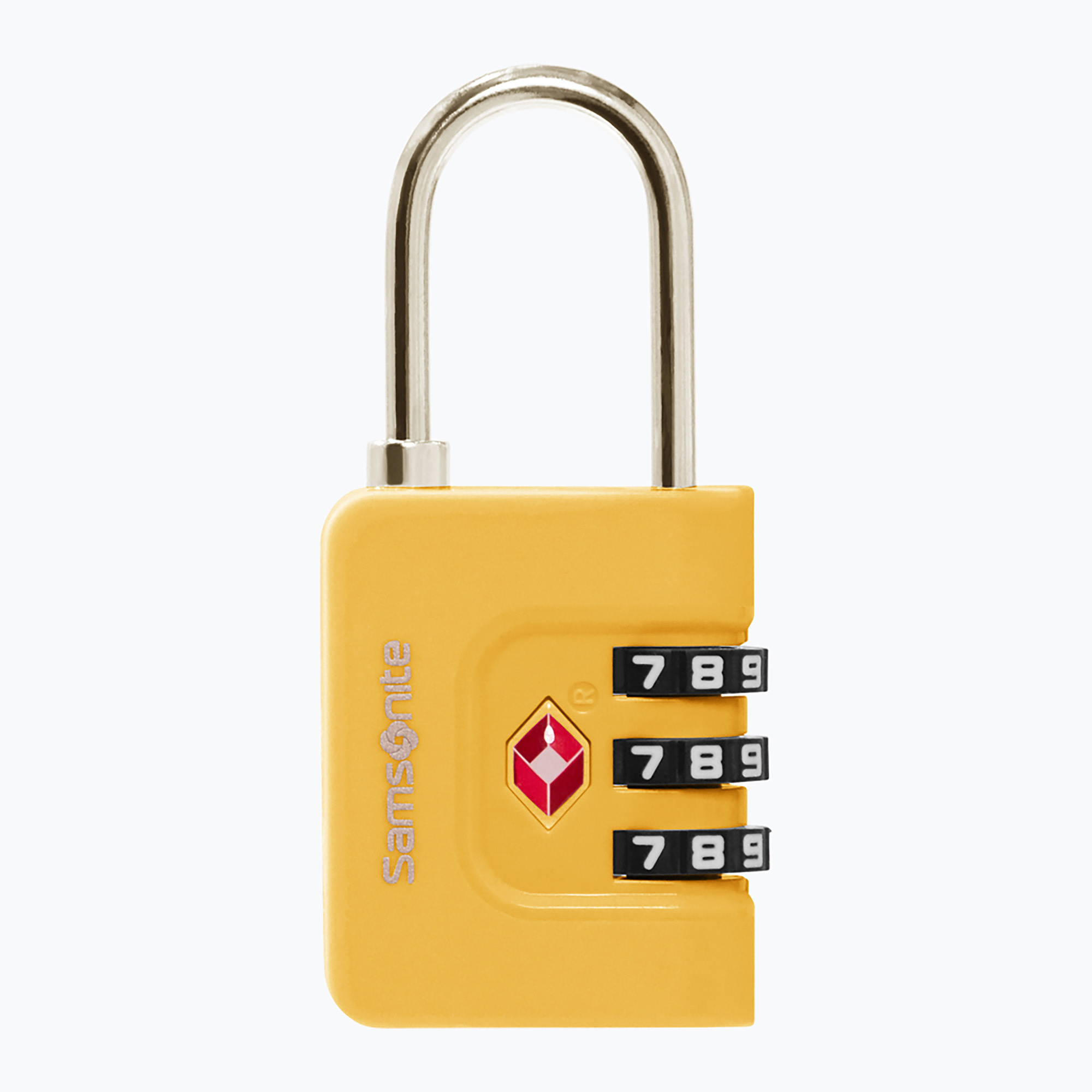 Visiaci zámok Samsonite Combiblock 3 Dial TSA yellow
